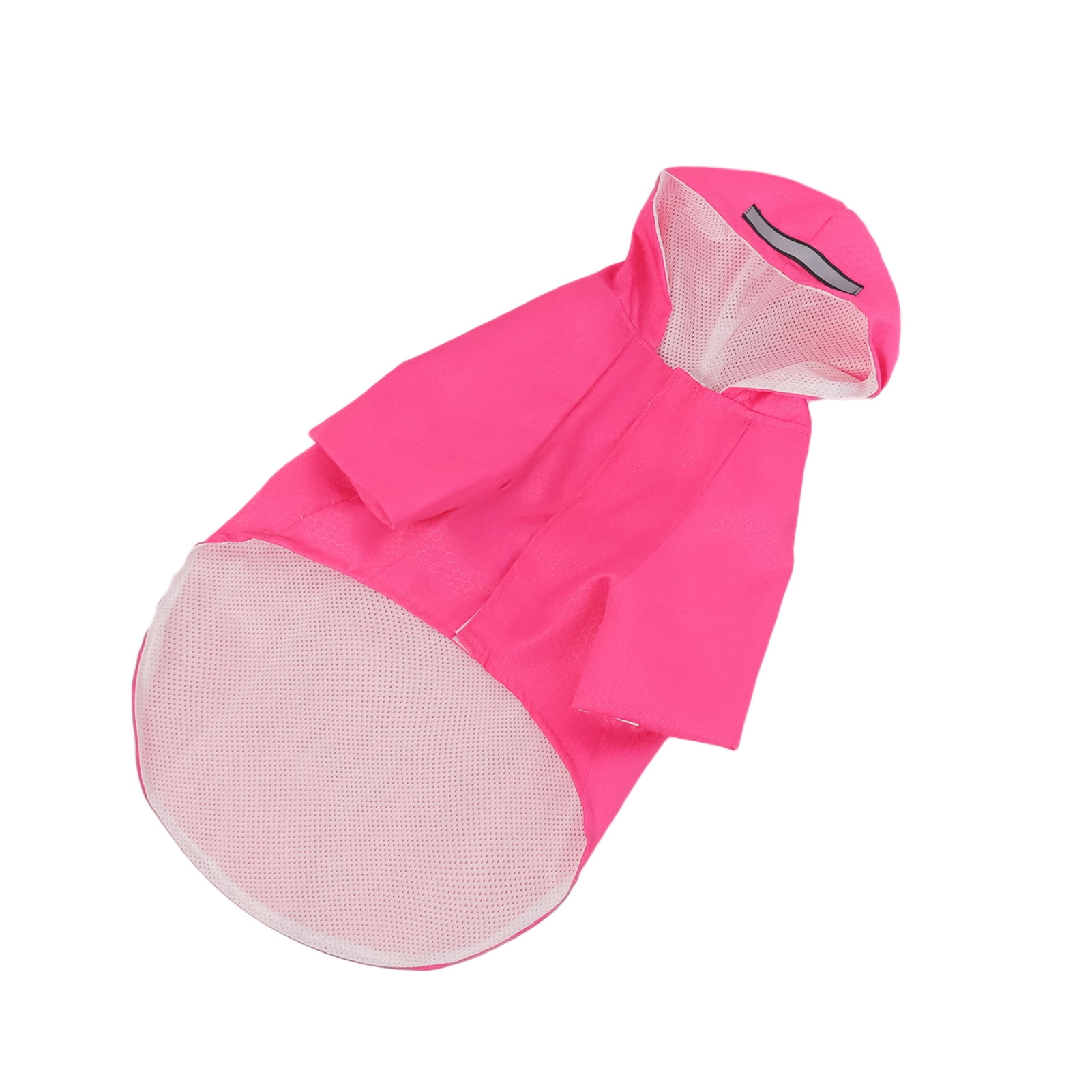 Travelwant Waterproof Reflective Dog Raincoat- Adjustable Pet Jacket, Lightweight Dog Hooded Slicker Poncho for Small to X- Large Dogs and Puppies M Rose Red - Image 2
