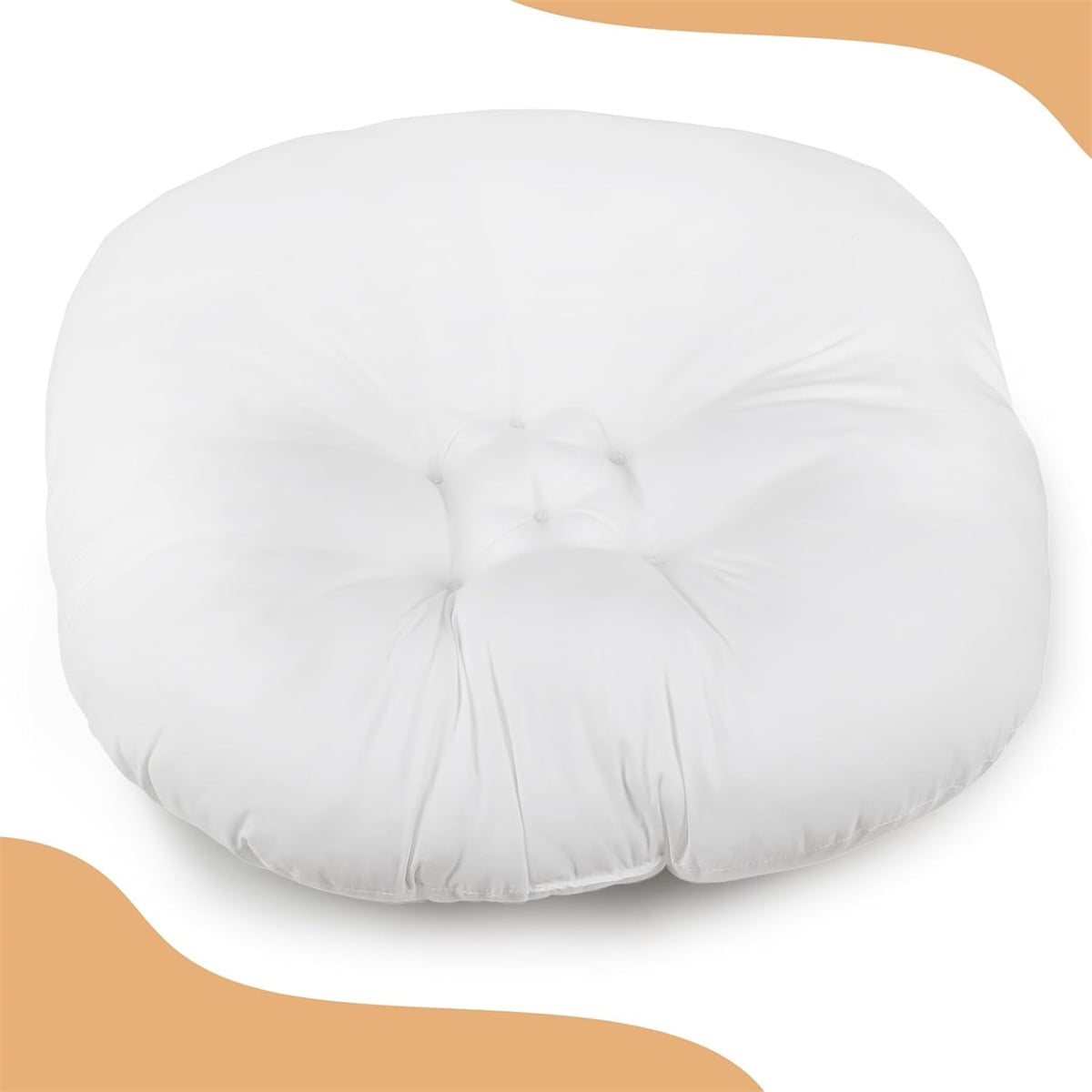 QZS Soft Nest Sleeper Pillow, Breathable Cotton Bed Pillow, Lounger Pillow, 1Pcs, 23.6 x 21.6' - Image 3