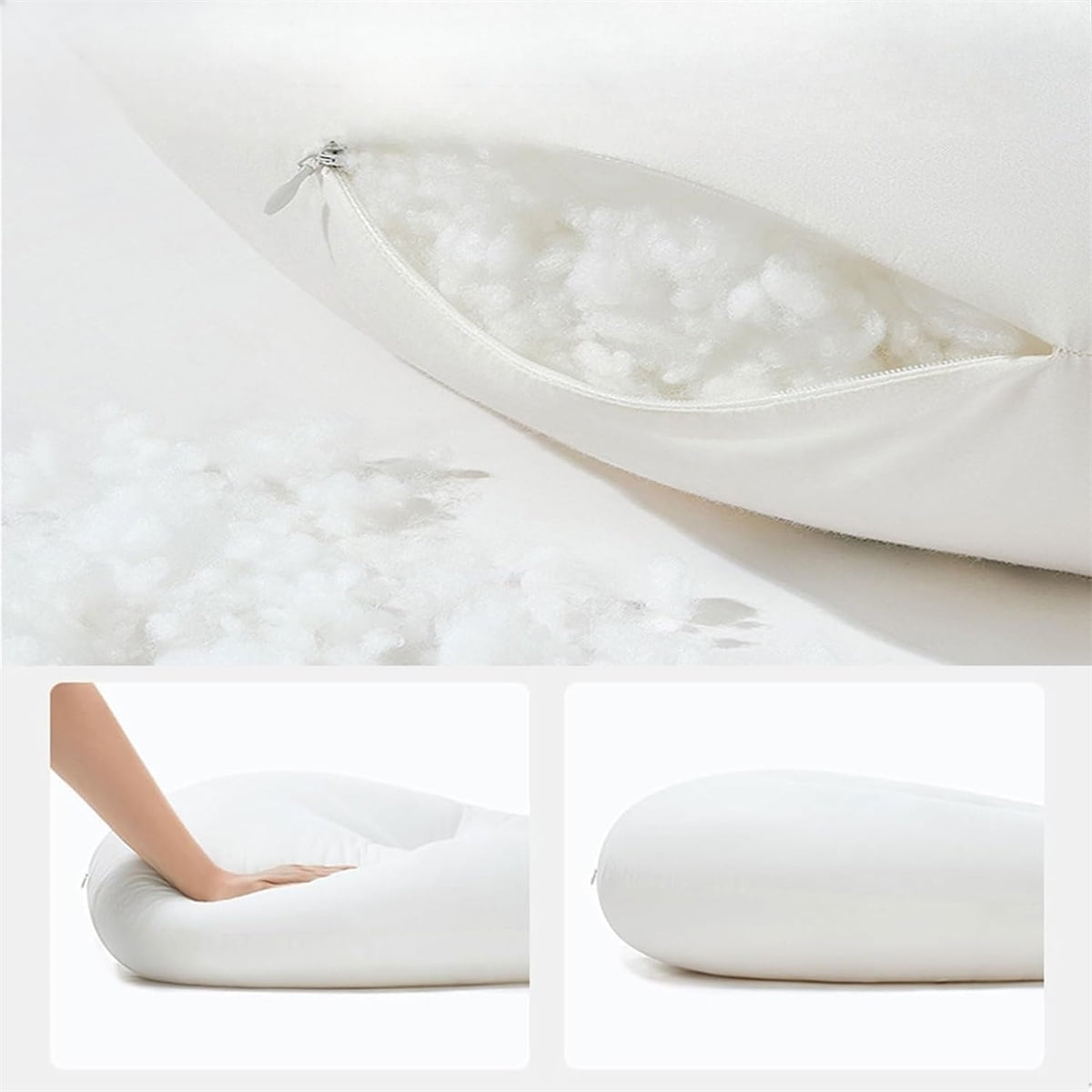 QZS Soft Nest Sleeper Pillow, Breathable Cotton Bed Pillow, Lounger Pillow, 1Pcs, 23.6 x 21.6' - Image 6