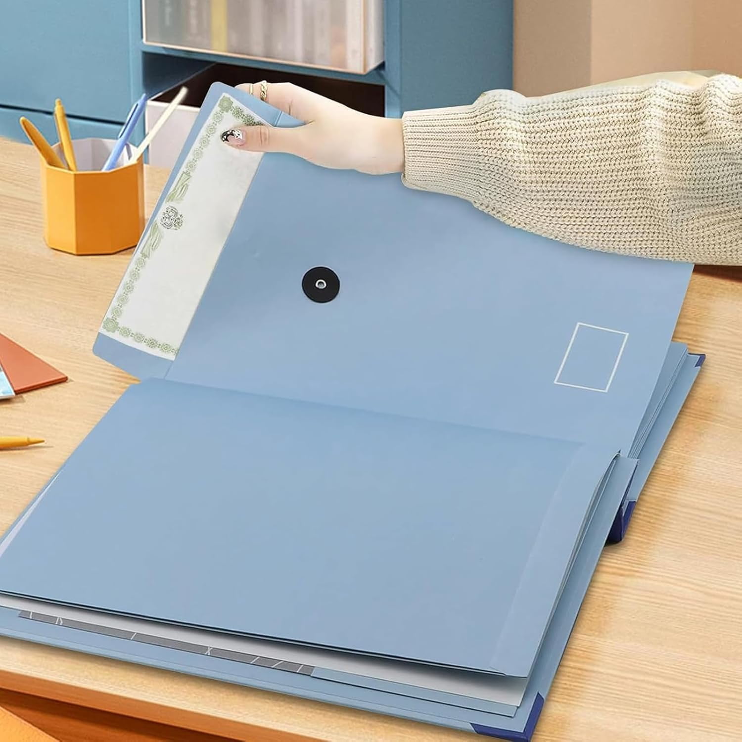 Document Organizer, If I Die Binder - Veleron Life Organizer for Important Papers, Emergency Binder, Birth Certificates, Social Security Cards, Passports, Photos, and Letters - Image 7