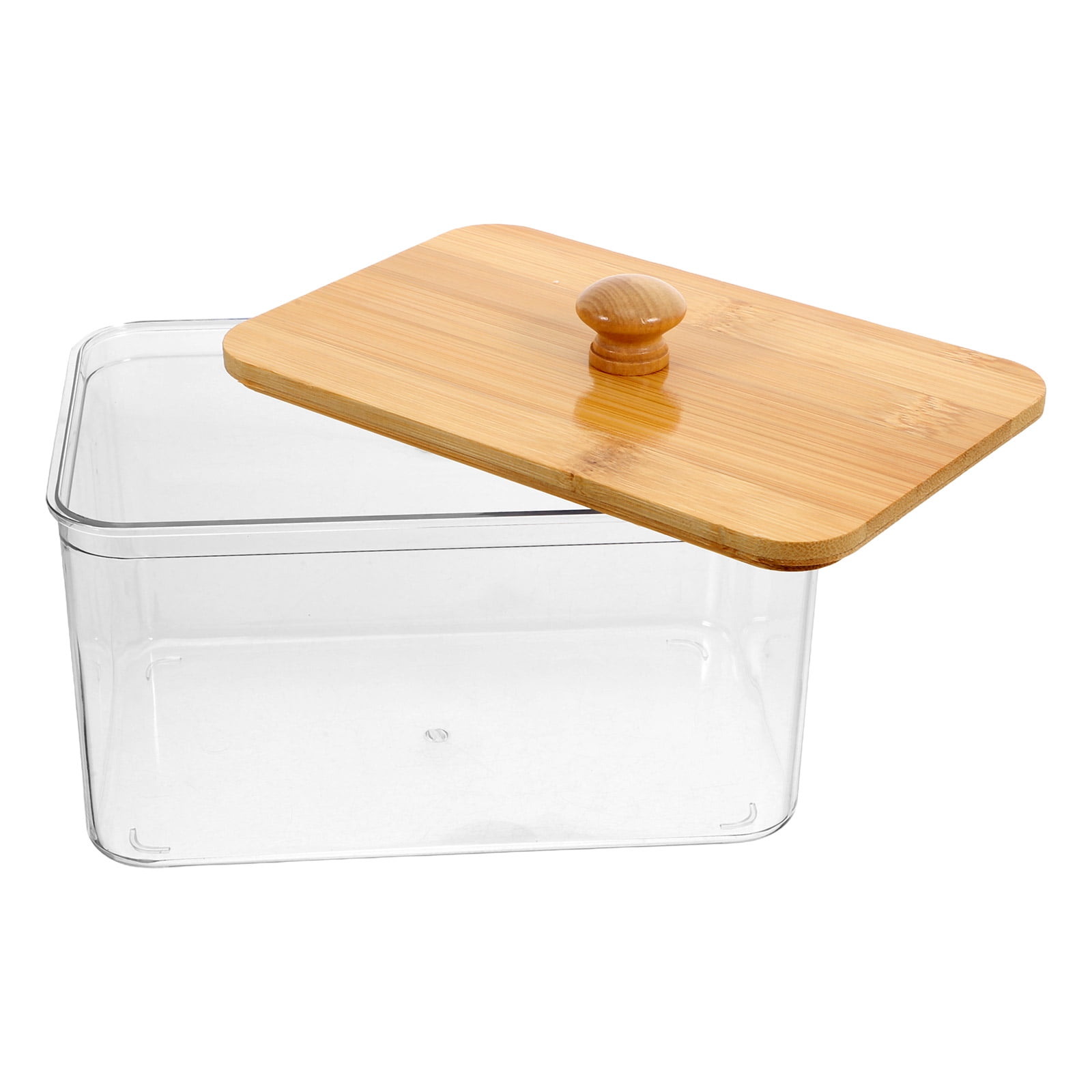 QIDITONG Laundry Sheet Holder With Lid Laundry Room Storage Containers Laundry Pod Container Jars Dryer Sheet Organizer Laundry Room Accessories 18.30X12.40X12.00CM Transparent - Image 2