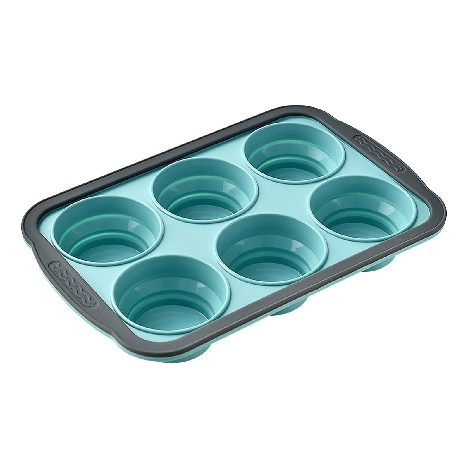 Brownie Pan with Dividers, 1 Set 12 Cavity All Edges Square Cupcake Brownie Pans Mini Cake Non Stick Baking Carbon Steel Bread Mold Small Edge 3x4 Individual Cutter Sheet Tray for Cookie Oven One Size Grey-A - Image 2