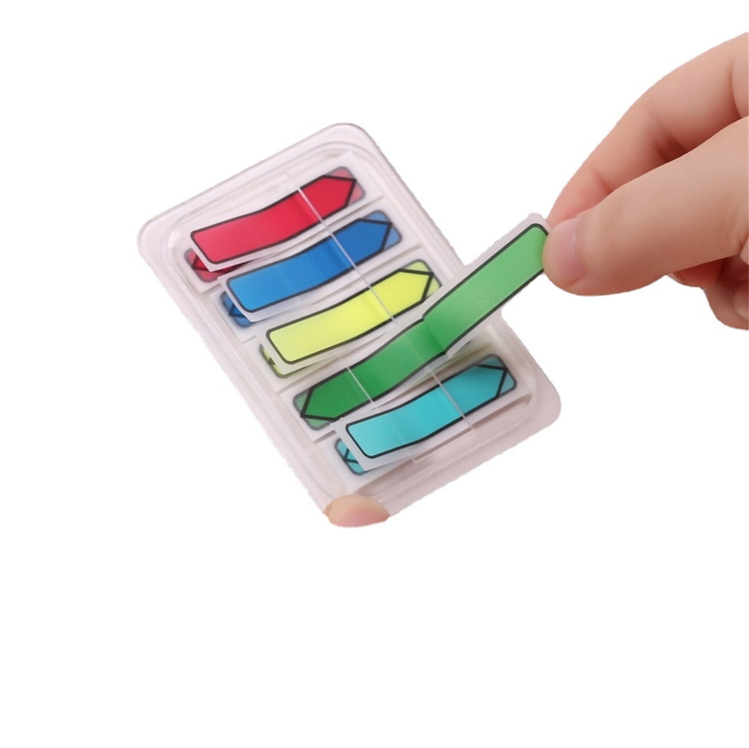 6 Packs/600Pcs Arrow Flags Arrow Tabs,5 Colors Sticky Flags Arrow Sticky Notes,Sign Stickers,Message Flags for Office,Notebook,Annotating,Books,Notary,Books(Multicolor) - Image 7