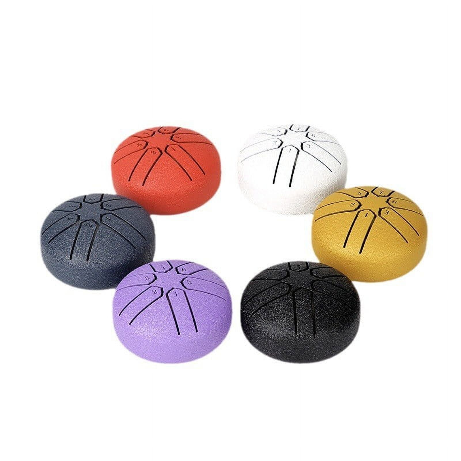 Mini Steel Tongue Drum - Buddha Stone Handpan Drum for Kids & Adults, Meditation & Yoga Gift One Size White - Image 4