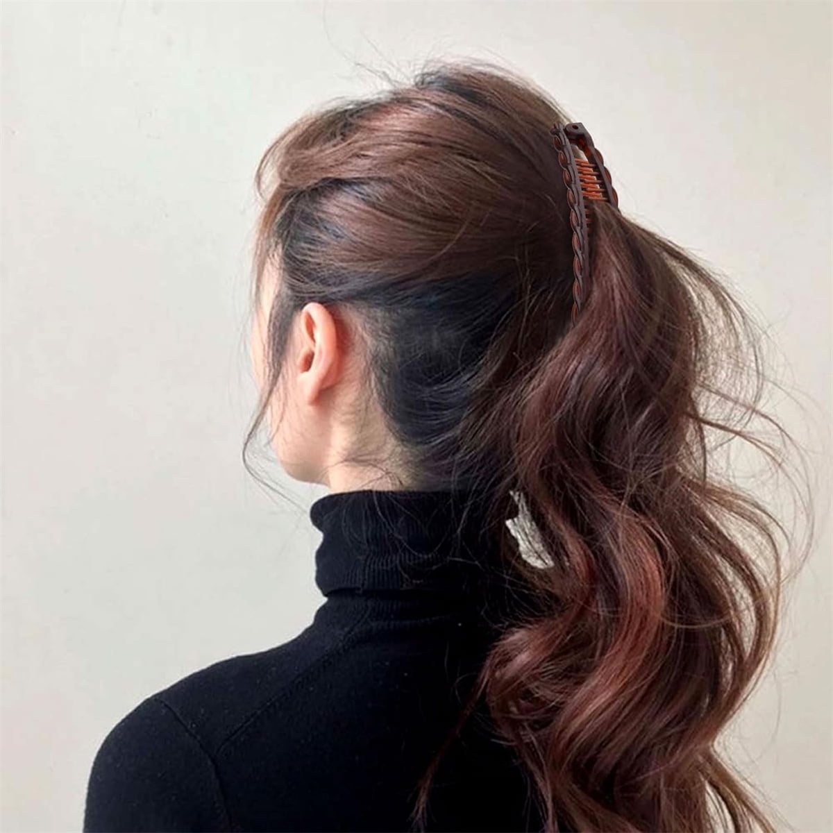 Banana Clips,Tutuviw Vintage Clincher Combs Tool,Nonslip Hair Banana Combs,Large Acrylic Banana Clips for Thick Hair,Strong Ponytail Holder Clips Fishtail Hair Clip for Women Girls,3 Styles - Image 7