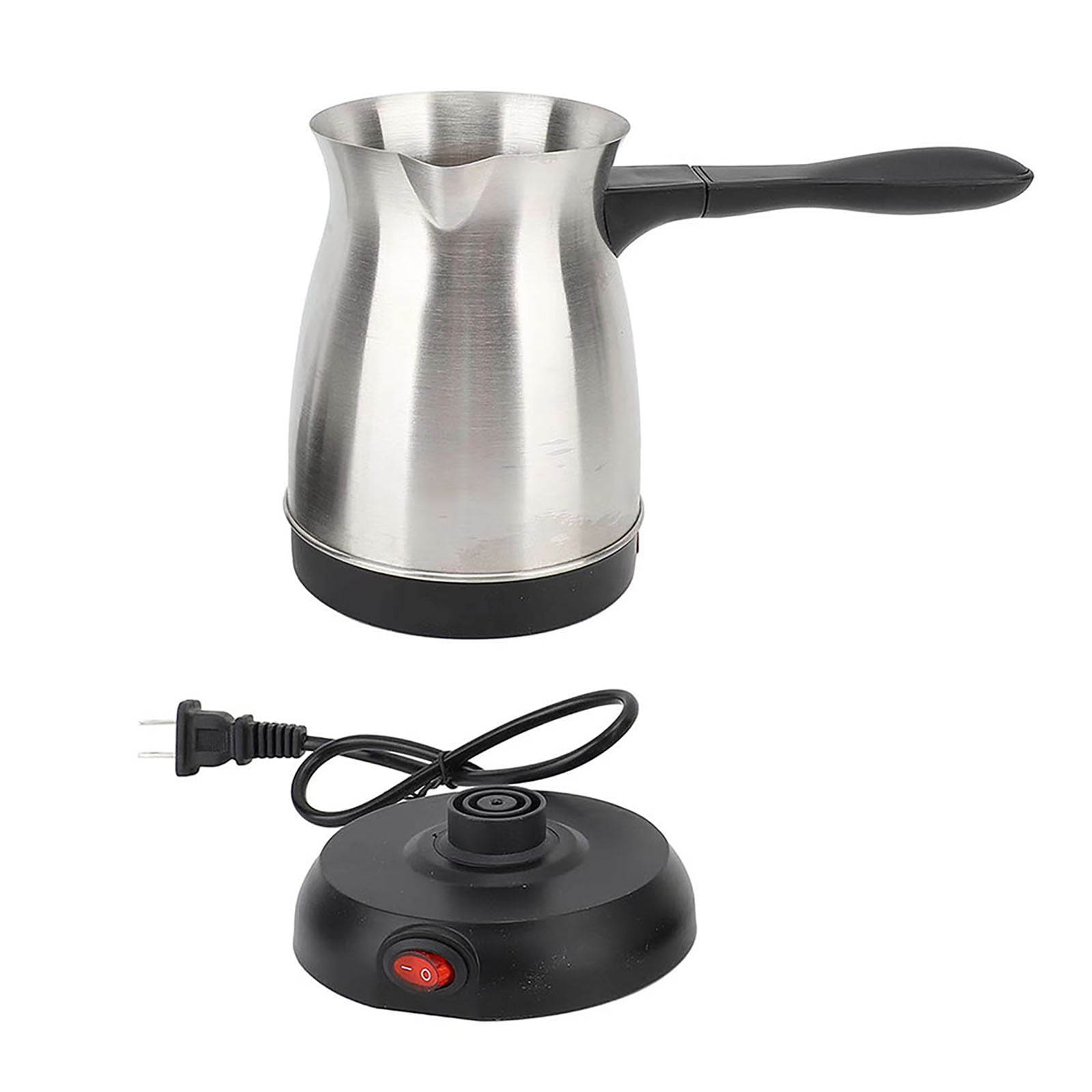 Coffee Maker, Turkish Electric Coffee Maker Machine, Stainless Steel Electric Coffee Pot for Delicious Turkish & Greek Coffee, 600ML,5 to 6 Cup Brewing Capacity,110V US Plug Multicolor - Image 2