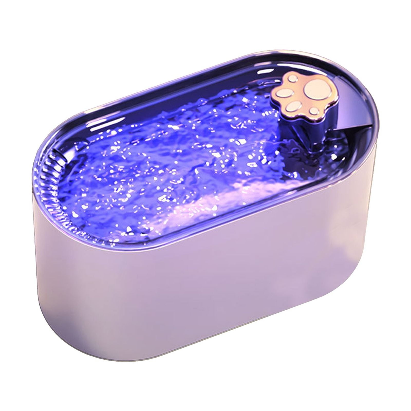 Cats Water Fountains, 3L Automatic Pet Dispenser, Automatic Cats Water Fountains Dog Water Dispenser, Whispers Quiet Cats Fountains Pet Water Fountains, Dog Water Dispenser with LED Light B - Image 2