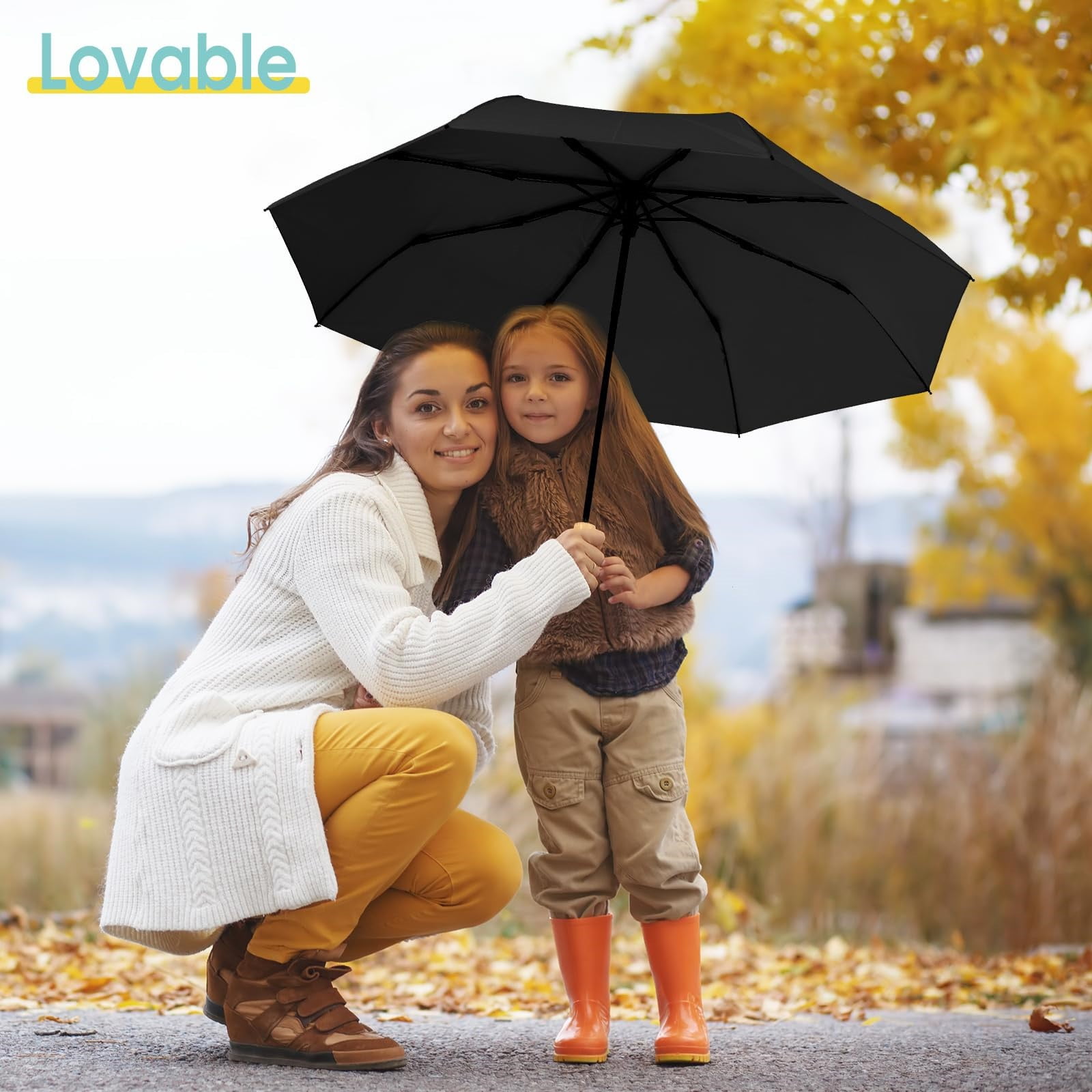 Duck Umbrella – Cute Duck Umbrella with Adorable Duck Handle, The Perfect Duck Umbrella for Duck Lovers One Size YE1 - Image 6