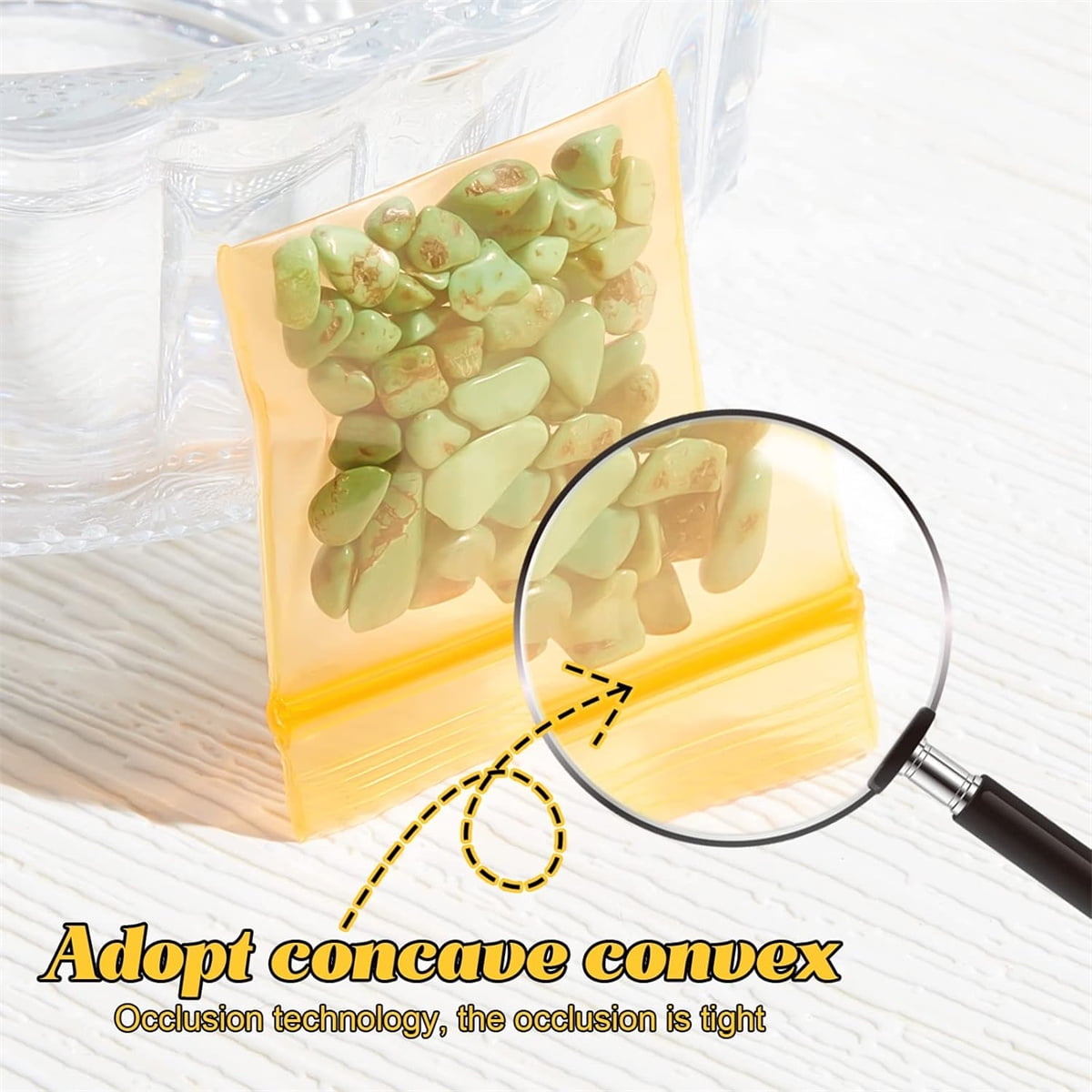 Mini Bags,Tutuviw 200Pcs Small Plastic Seal Bags, Jewelry Bags, Small Packing Bags,Jewelry Reclosable Pouch,Press Sealing Zip Lock Bags for Snack Beads Pills (7MIL Thick, Colour Mixture) - Image 4