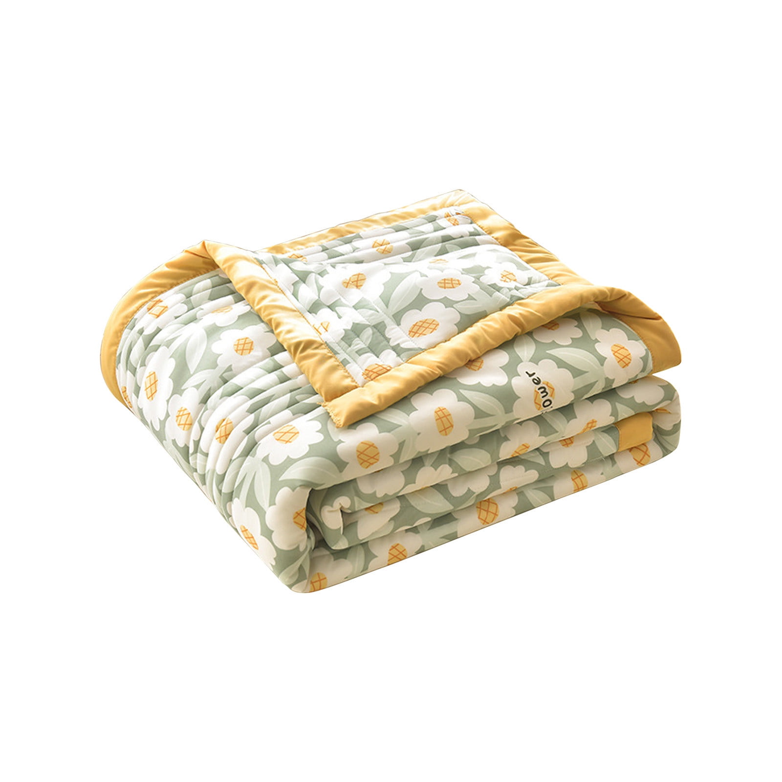 Quilts for Queen Bed Light Bedspreads,Soft Bed Summer Quilt Lightweight Microfiber Bedspread,Modern Style Flowers Pattern Coverlet for All Season multicolor H - Image 6