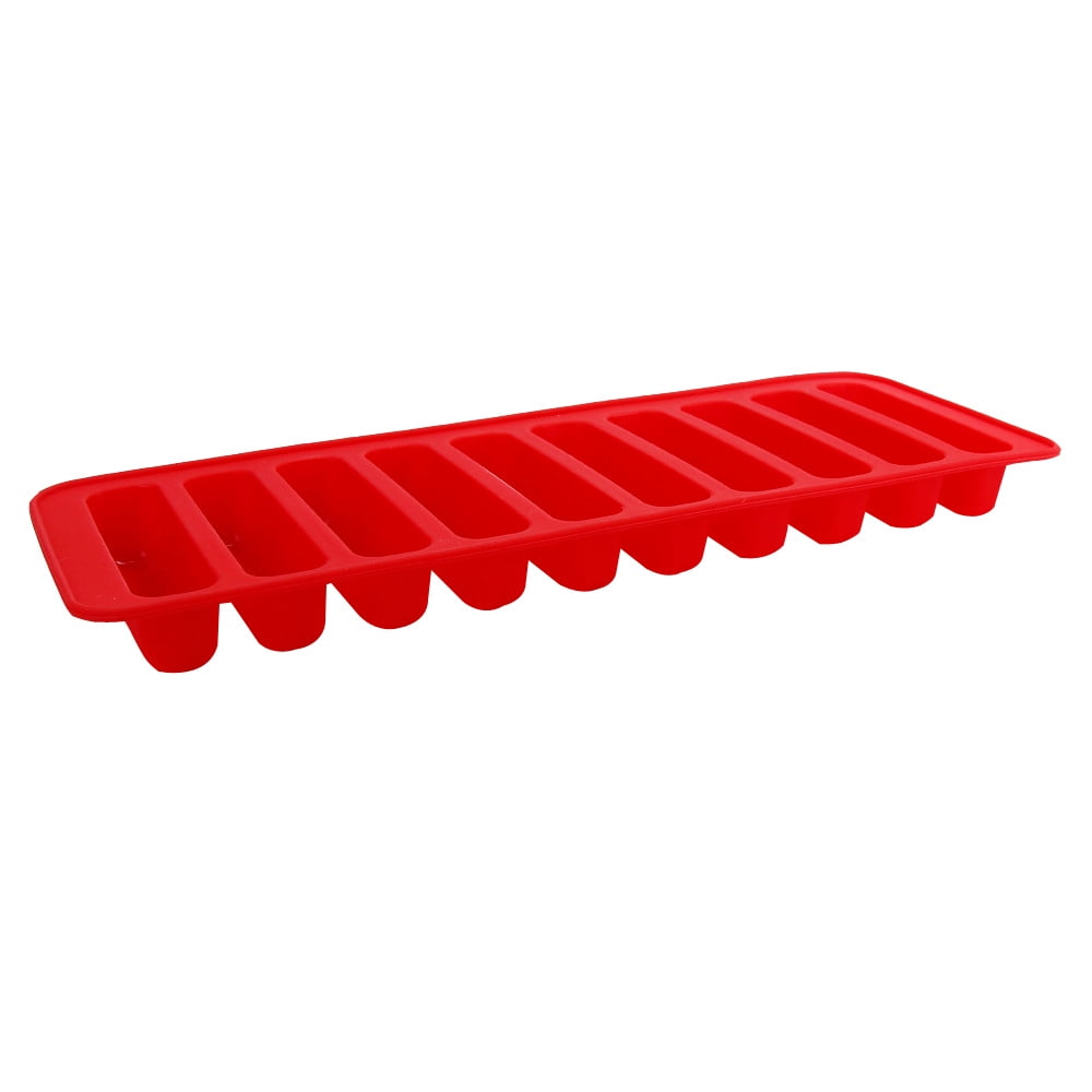 Chocolate Bar Molds Silicone Rectangle for Deep Bars,10 Cavities Thick Flexible Molds for Homemade Snacks Sugar Free Energy Soft Baked Oat Protein Energy Bars, Easy Release Moulds Tray Radon Color 1pc - Image 2