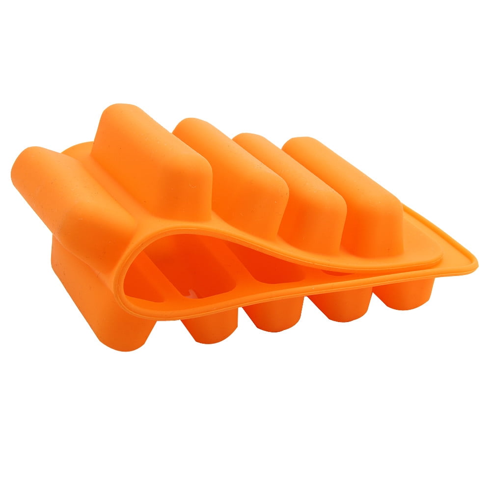 Chocolate Bar Molds Silicone Rectangle for Deep Bars,10 Cavities Thick Flexible Molds for Homemade Snacks Sugar Free Energy Soft Baked Oat Protein Energy Bars, Easy Release Moulds Tray Radon Color 1pc - Image 4