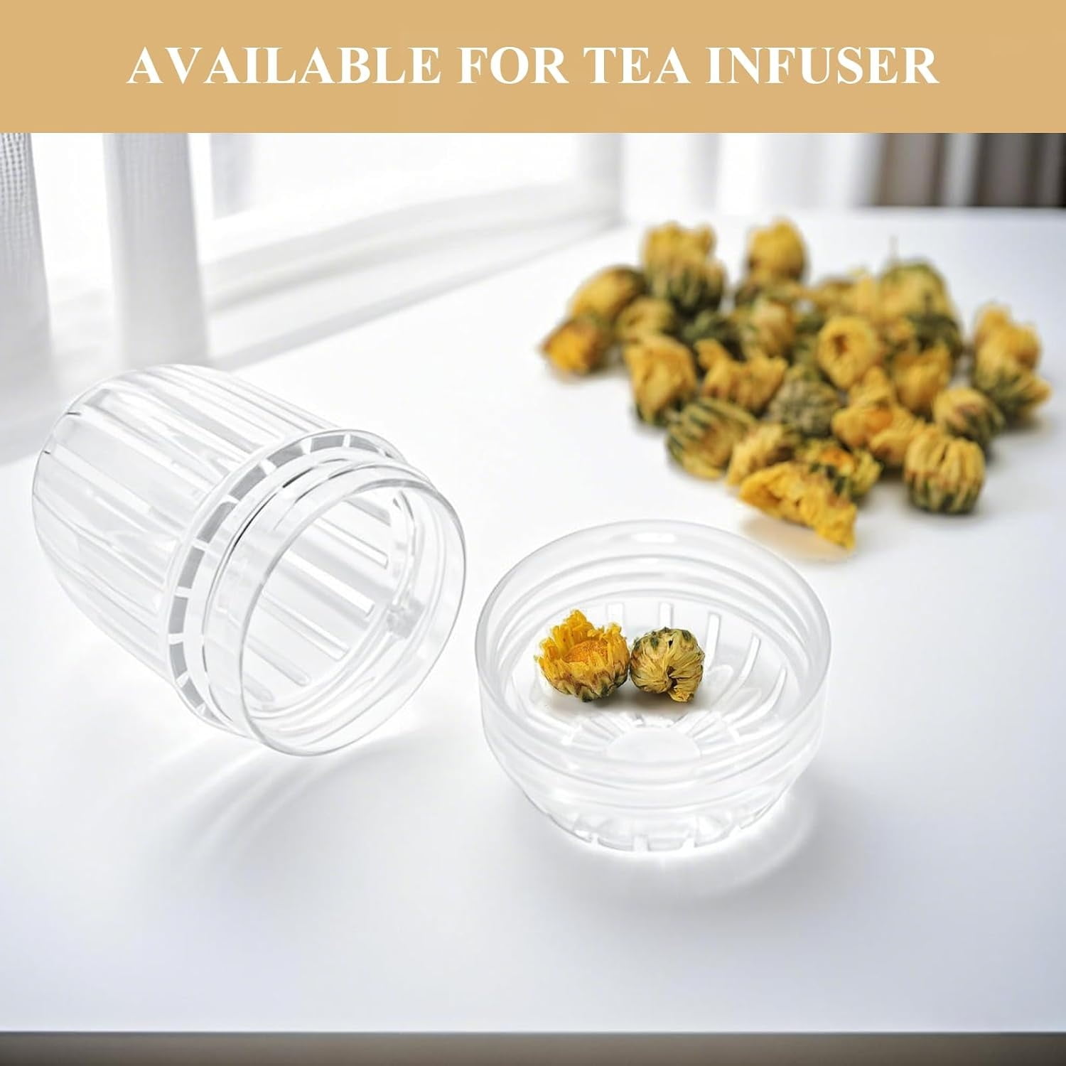 QZS 2.5x1.7In Fruit Infuser Insert,Set of 2 Reusable Fruit Infuser Water Pitcher for Iced Tea,Juice,Beverages,Water - Image 4