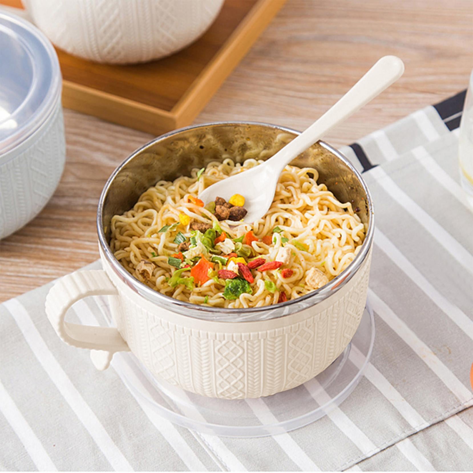 Soup Bowl with Handles,Soup Mug with Handles, Wide Large Cereal Bowl for Oatmeal, Gumbo, Salad, Ceramic Soup Cup, Microwave & Oven Safe 5.5x3.7inch A Clearance! Beige/3PCS - Image 2