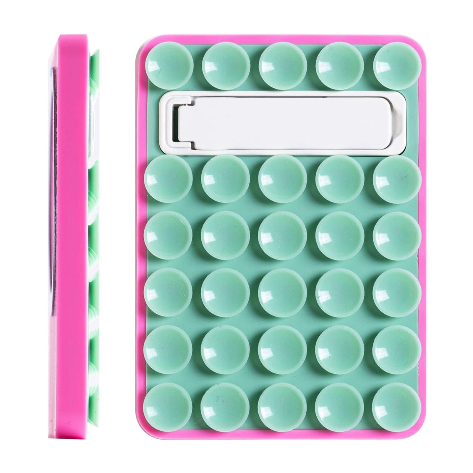 24 Pack Strong Suction Phone Holder - Double-Sided Silicone Phone Mount for Car Dashboard, Mirror, Wall & Tile - 360° Adjustable Selfie Stand for Hands-Free Video Calls, Photography & Vlogging Sky Blue - Image 2