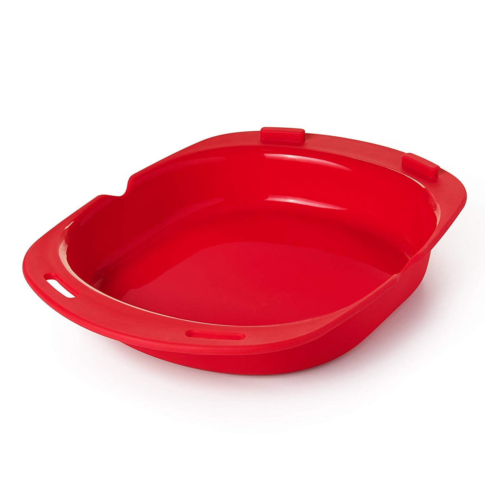Travelwant Silicone Omelette Maker Microwave Oven Non Stick Omelette Maker Egg Roll Baking Plate Pan Omelette Maker Red - Image 2