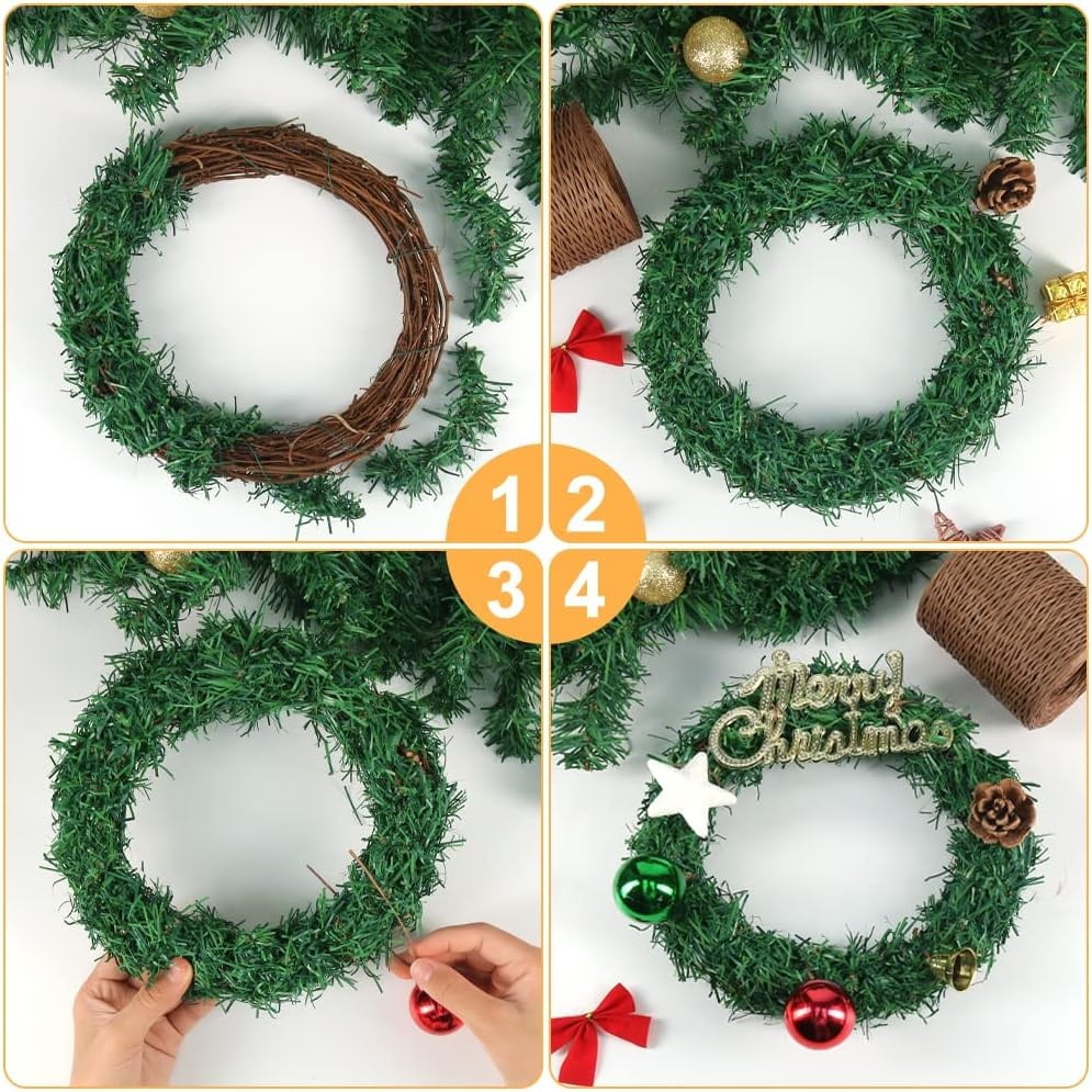 1Roll Floral Vine Bind Wire,164FT Portable Bind Wire Twine for Wreath,QZS Brown Floral Wrapping Supplies for Art Craft Projects Brown - Image 5