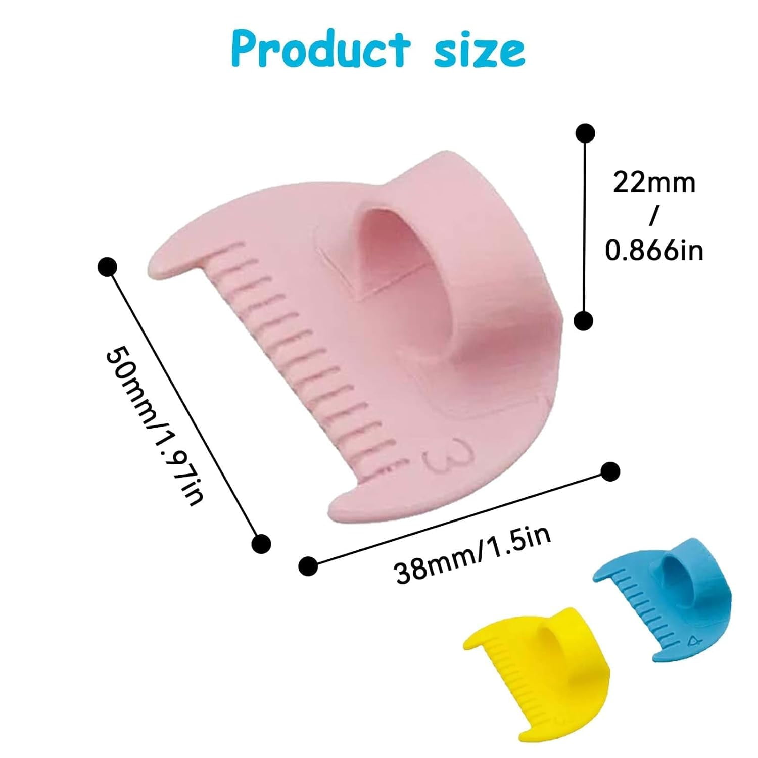 GlobaShun Edge Sewing Lockranding Tool, Edge Stitch Lock & Sewing Gauge, Sewing Templates, 3/4mm Needle Gauge Quilting Ruler Measuring Tool - Image 6
