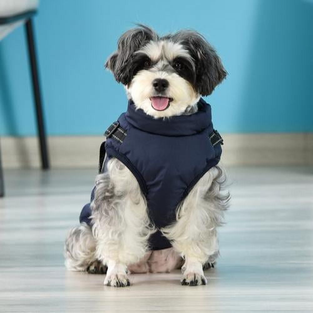 Warm Dog Jacket, Snowproof Windproof Waterproof Dog Winter Coat for Cold Weather - Soft Fleece Lining and Warm Thick Padded Dog Snow Coat for Puppy Small Medium Large Dogs 3XL Green - Image 2