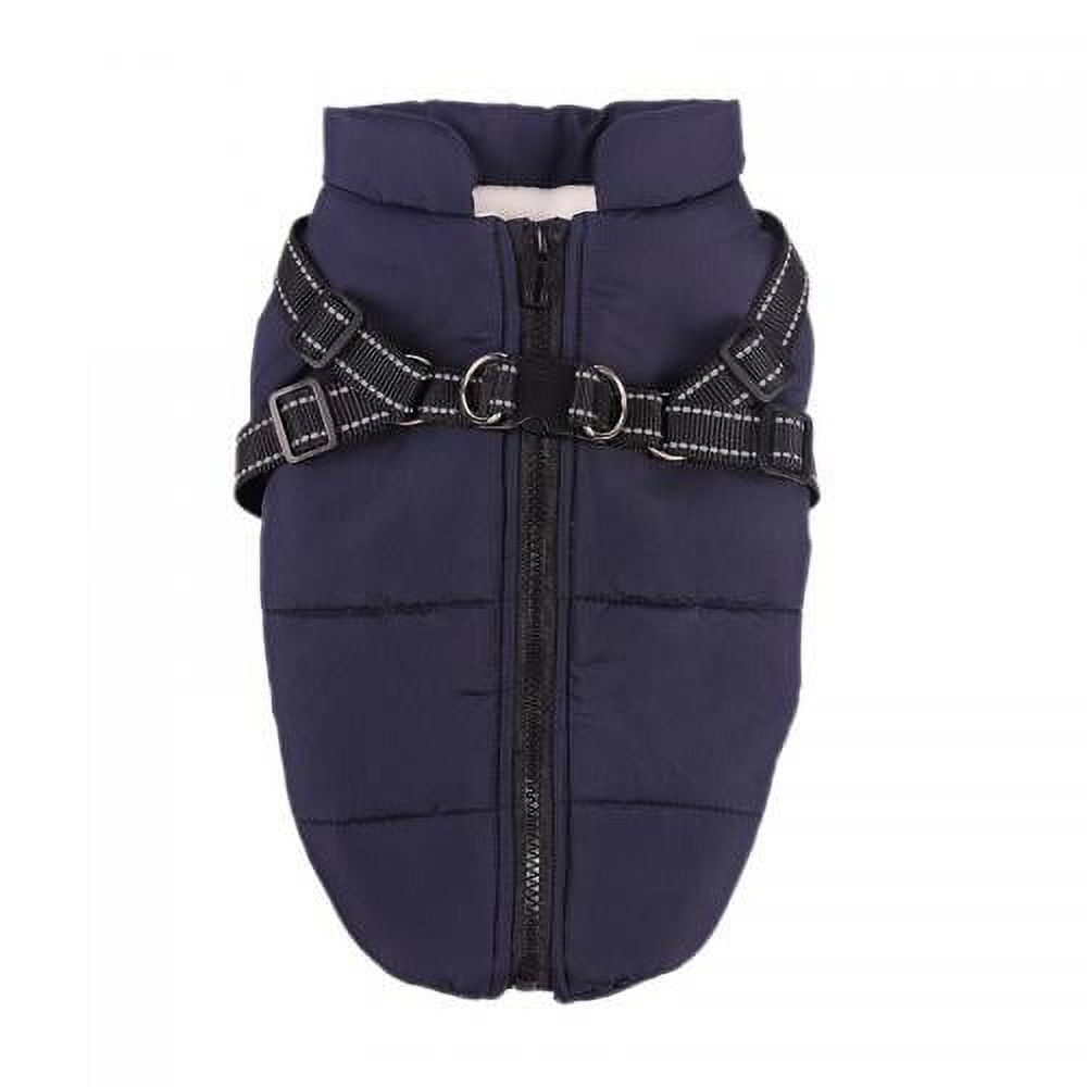 Warm Dog Jacket, Snowproof Windproof Waterproof Dog Winter Coat for Cold Weather - Soft Fleece Lining and Warm Thick Padded Dog Snow Coat for Puppy Small Medium Large Dogs 3XL Green - Image 5