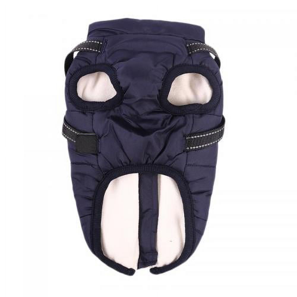 Warm Dog Jacket, Snowproof Windproof Waterproof Dog Winter Coat for Cold Weather - Soft Fleece Lining and Warm Thick Padded Dog Snow Coat for Puppy Small Medium Large Dogs 3XL Green - Image 6