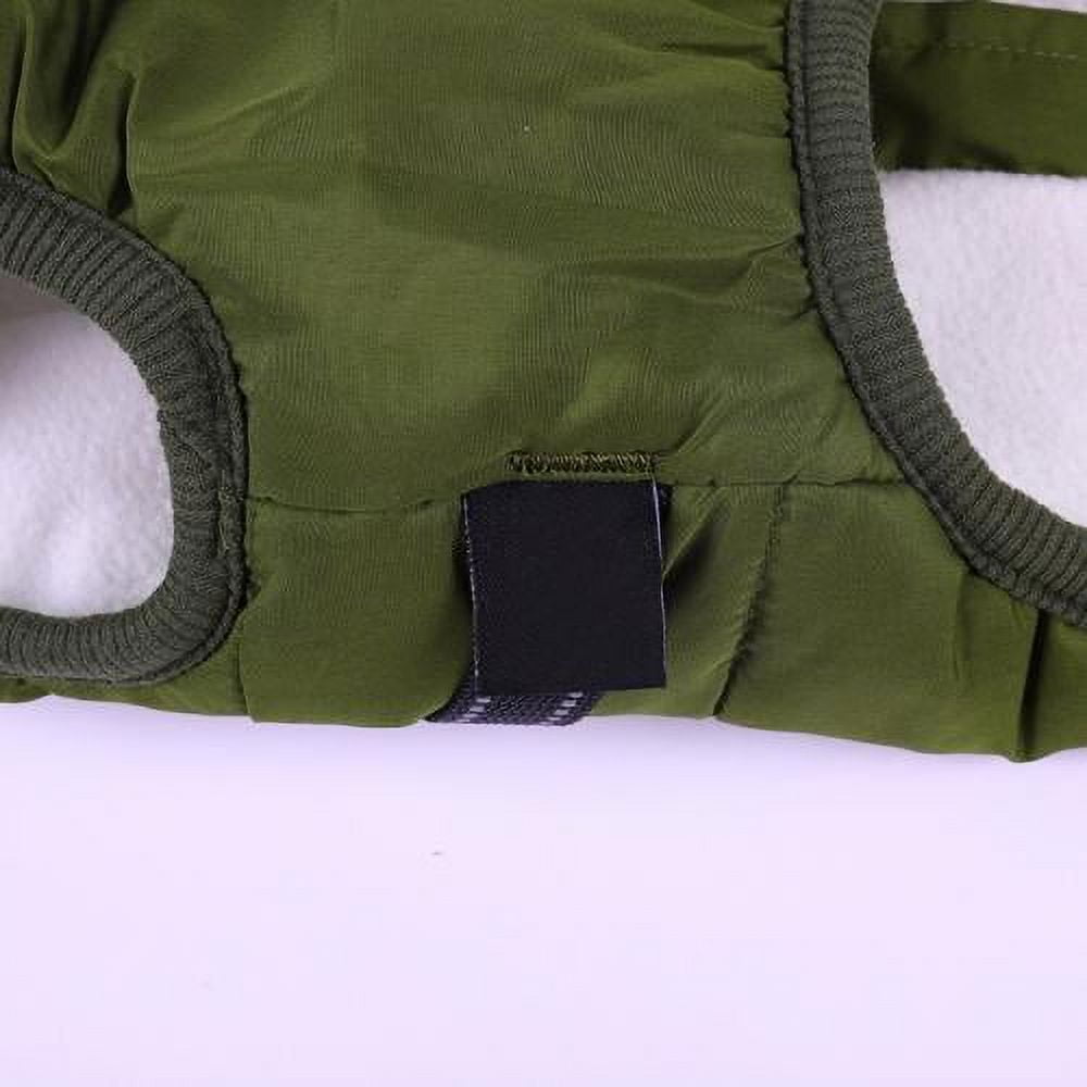Warm Dog Jacket, Snowproof Windproof Waterproof Dog Winter Coat for Cold Weather - Soft Fleece Lining and Warm Thick Padded Dog Snow Coat for Puppy Small Medium Large Dogs XXL green, navy blue, red, purple, black - Image 7