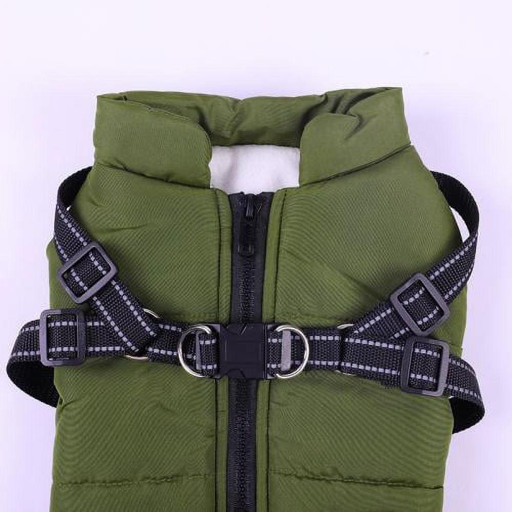 Warm Dog Jacket, Snowproof Windproof Waterproof Dog Winter Coat for Cold Weather - Soft Fleece Lining and Warm Thick Padded Dog Snow Coat for Puppy Small Medium Large Dogs M purple - Image 5