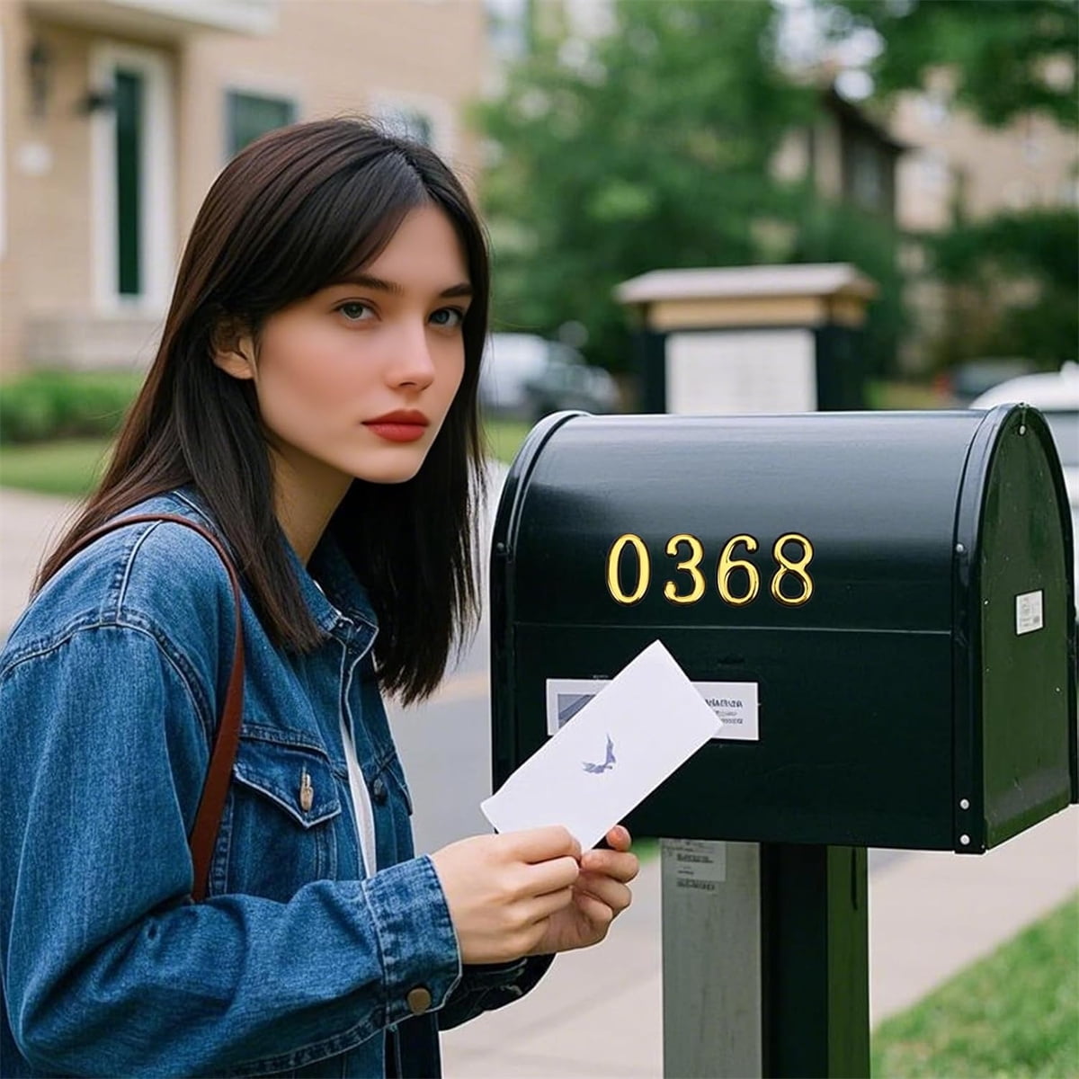Tutuviw 20 Pcs Mail Box Numbers for Mailbox Outside,3D Gold Mailbox Numbers Stickers,0-9 Self-Adhesive Mailbox Numbers,2 in Door Address Number Signs,House Address Numbers for Apartment Office Cars - Image 6
