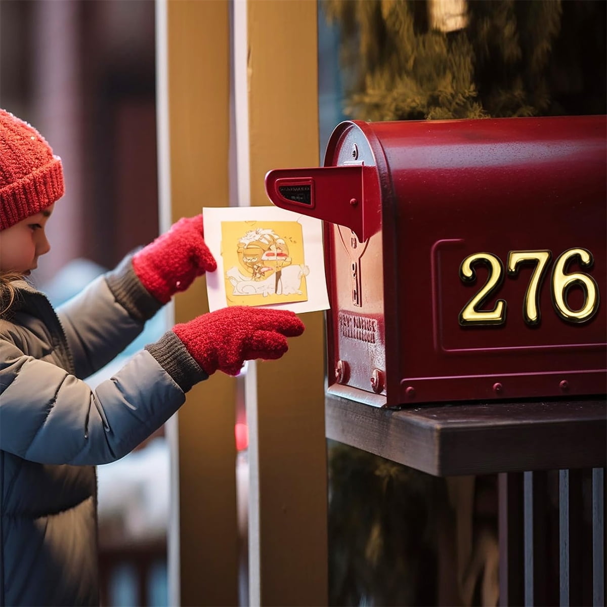 Tutuviw 20 Pcs Mail Box Numbers for Mailbox Outside,3D Gold Mailbox Numbers Stickers,0-9 Self-Adhesive Mailbox Numbers,2 in Door Address Number Signs,House Address Numbers for Apartment Office Cars - Image 7