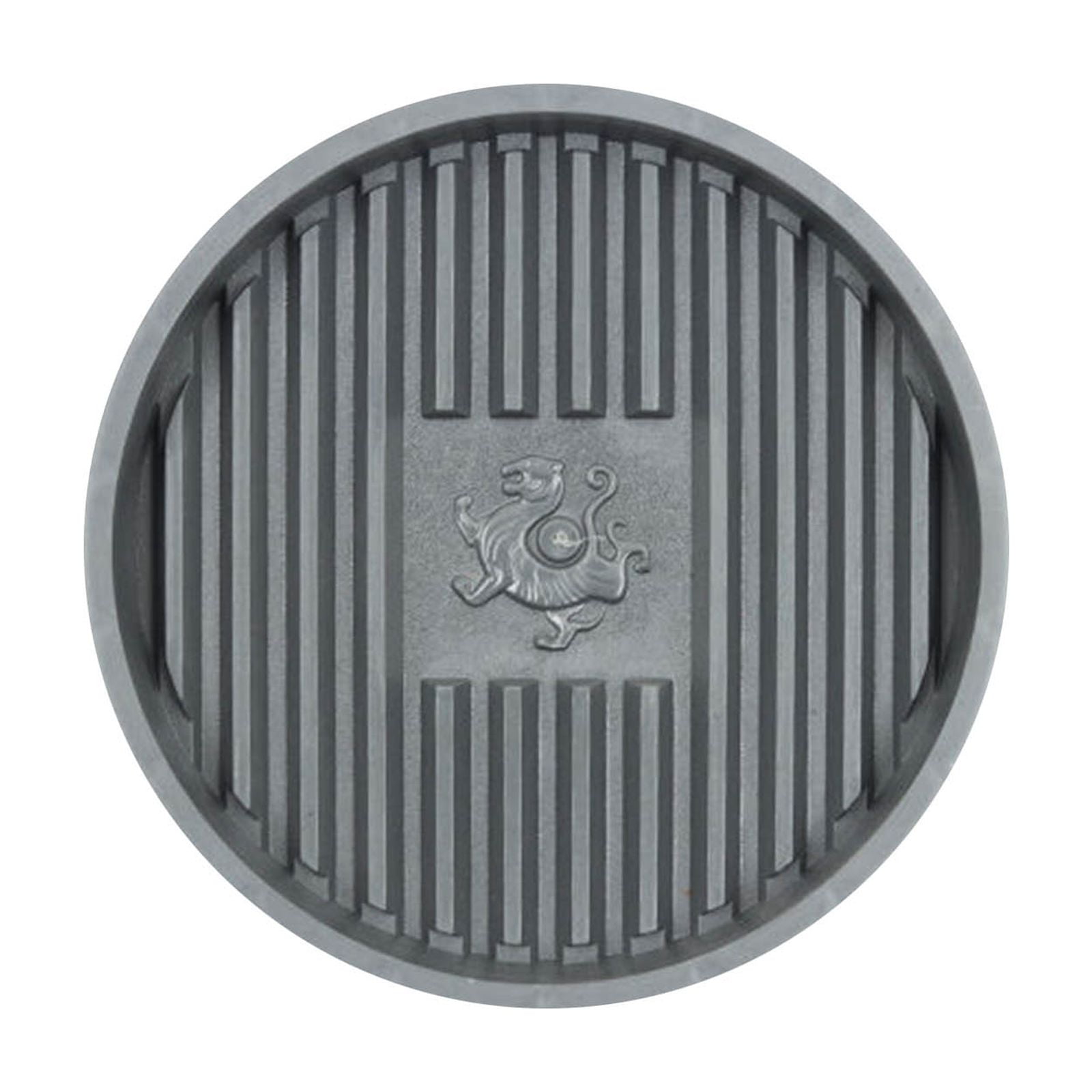 10 Inch Plant Saucer Tray,Decorative Flower Pot Drip Tray, Non-Slip Water Catch Basin for Indoor/Outdoor Potted Plants - Leak Proof Plant Mat for Furniture Protection Gray - Image 1