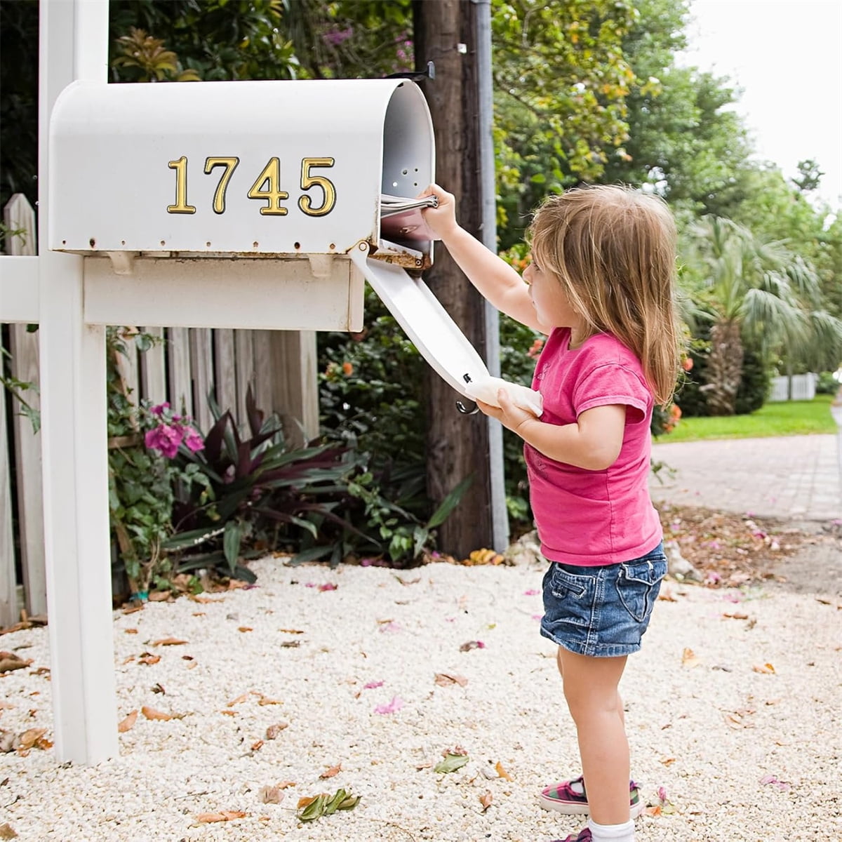 2 Inch 3D Mailbox Numbers for Outside,Tutuviw 0-9 Gold House Numbers for Mailbox,Self-Adhesive Mailbox Numbers,Door Address Numbers Stickers for Outside Apartment House Room Office Trash Bins (Gold) - Image 7
