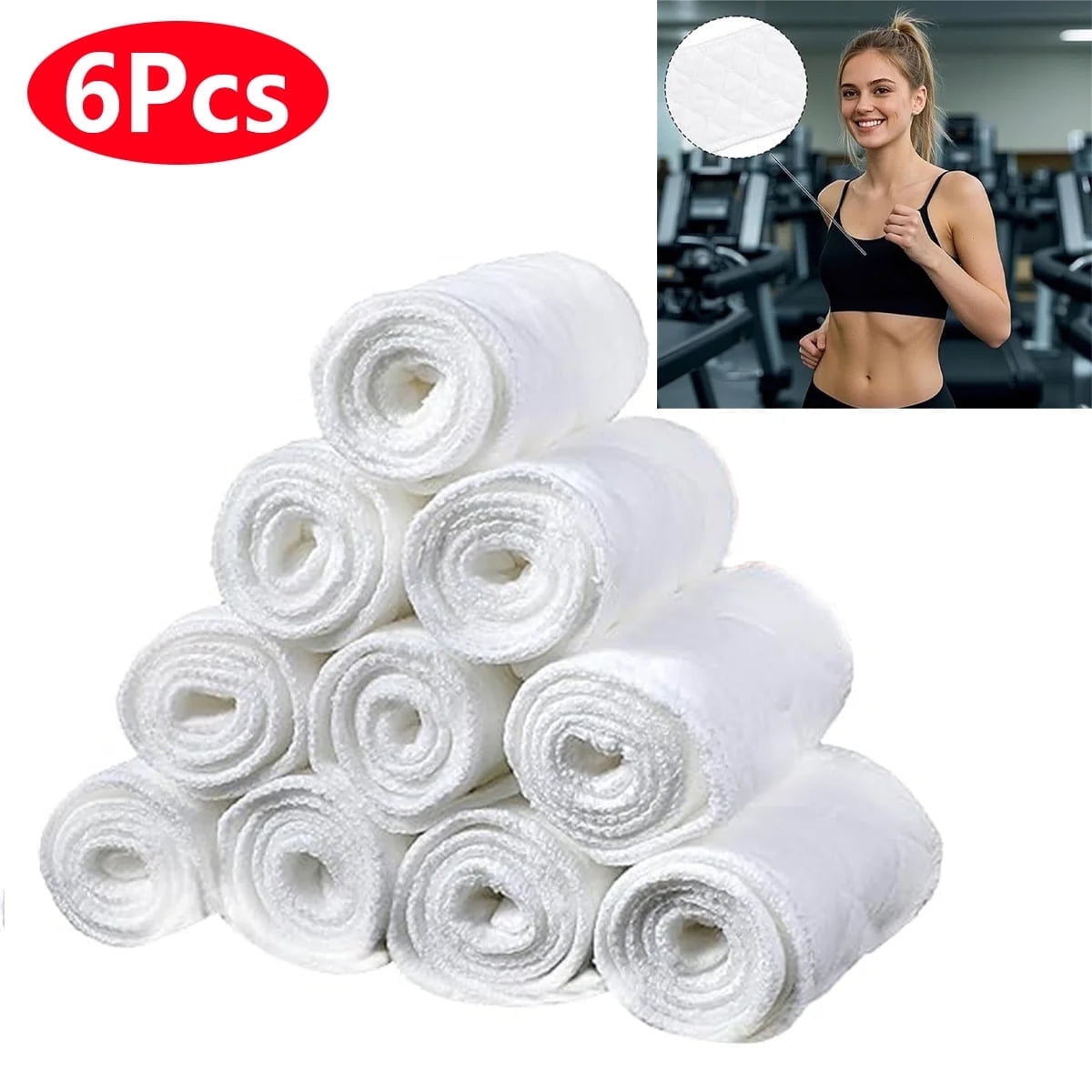 20 Pcs 3-Layer Bra Liners to Absorb Sweat,Cotton Bra Liners,Rectangle Under Bra Pads,Under Breasts Under Bra Sweat Liners,Washable Cotton Breast Pads for Women Sweating Supplies(17x3in) - Image 3