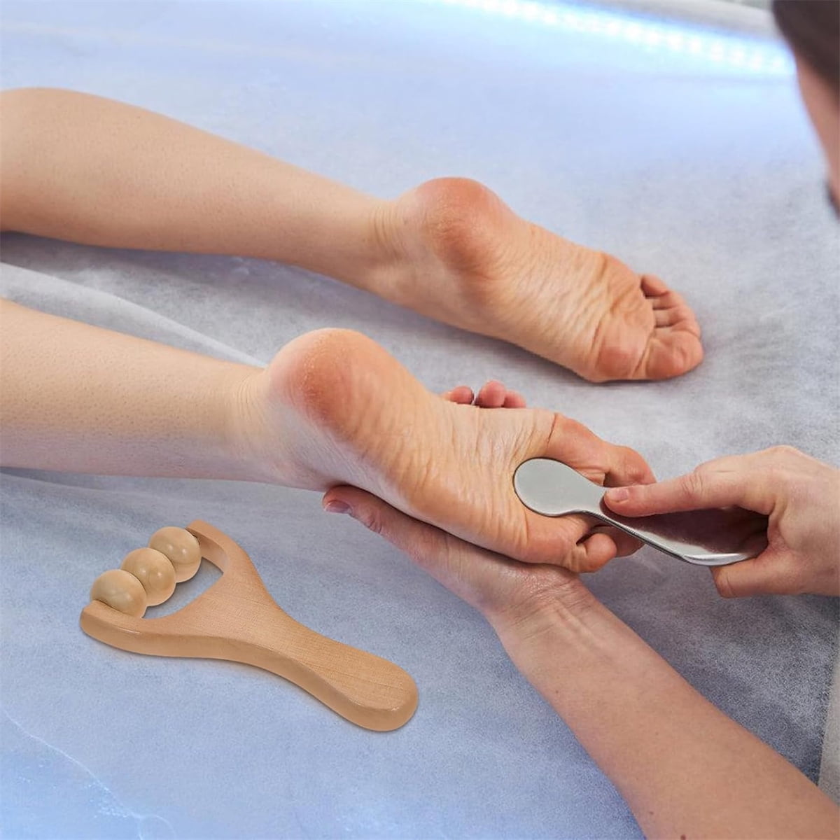 Wooden Massage Roller,Tutuviw 4 Pcs Portable Hand Roller Massagers,Wood Therapy Massages Roller Stick,Muscle Back Neck Shoulder Legs Massages Rollers for Gym Studio Office Home - Image 5