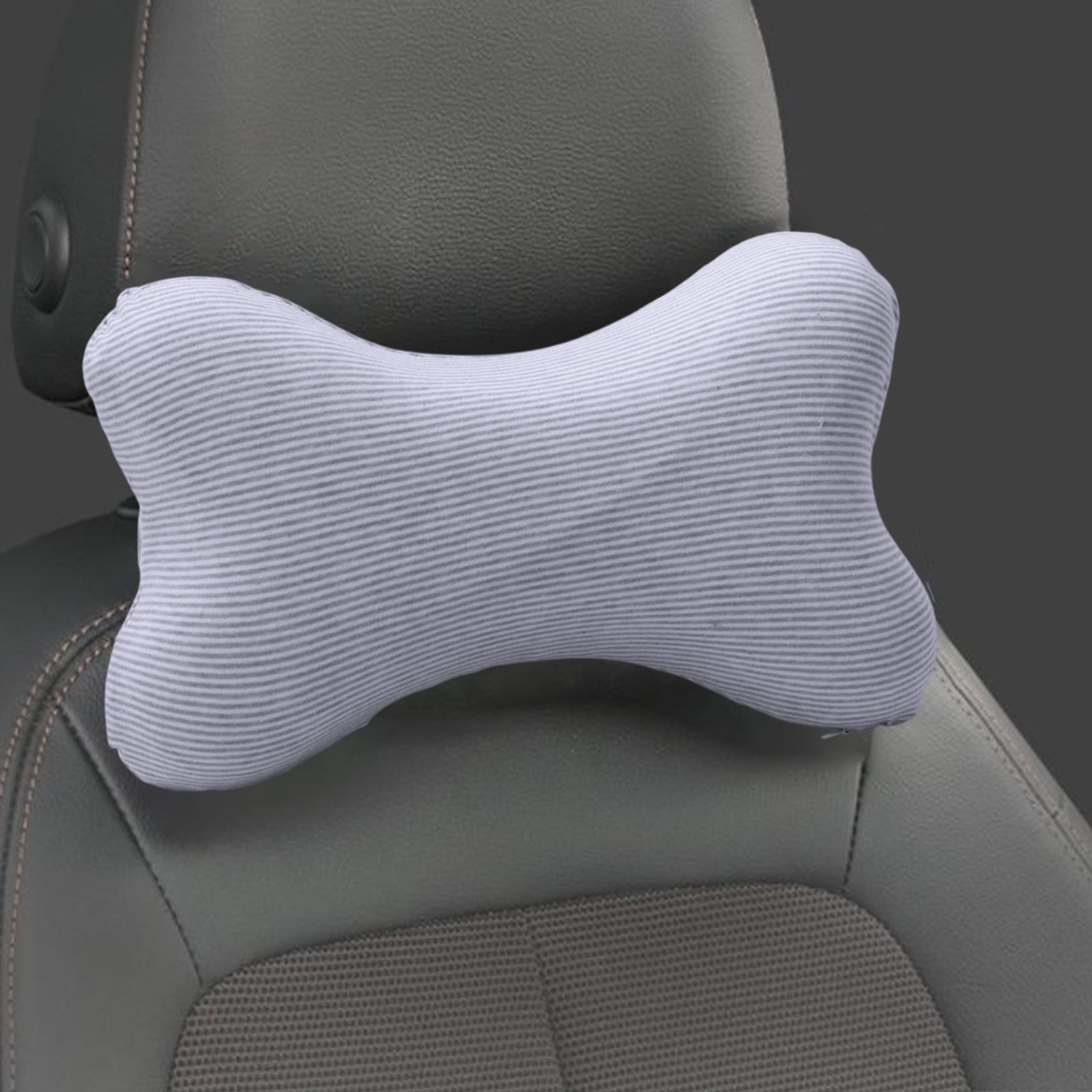 Clearance! Upgraded Dog Bone Shaped Travel Neck Pillows with Washable Removable Cover Memory Foam Car Bus Truck Driving Comfort Head Rest Support 10