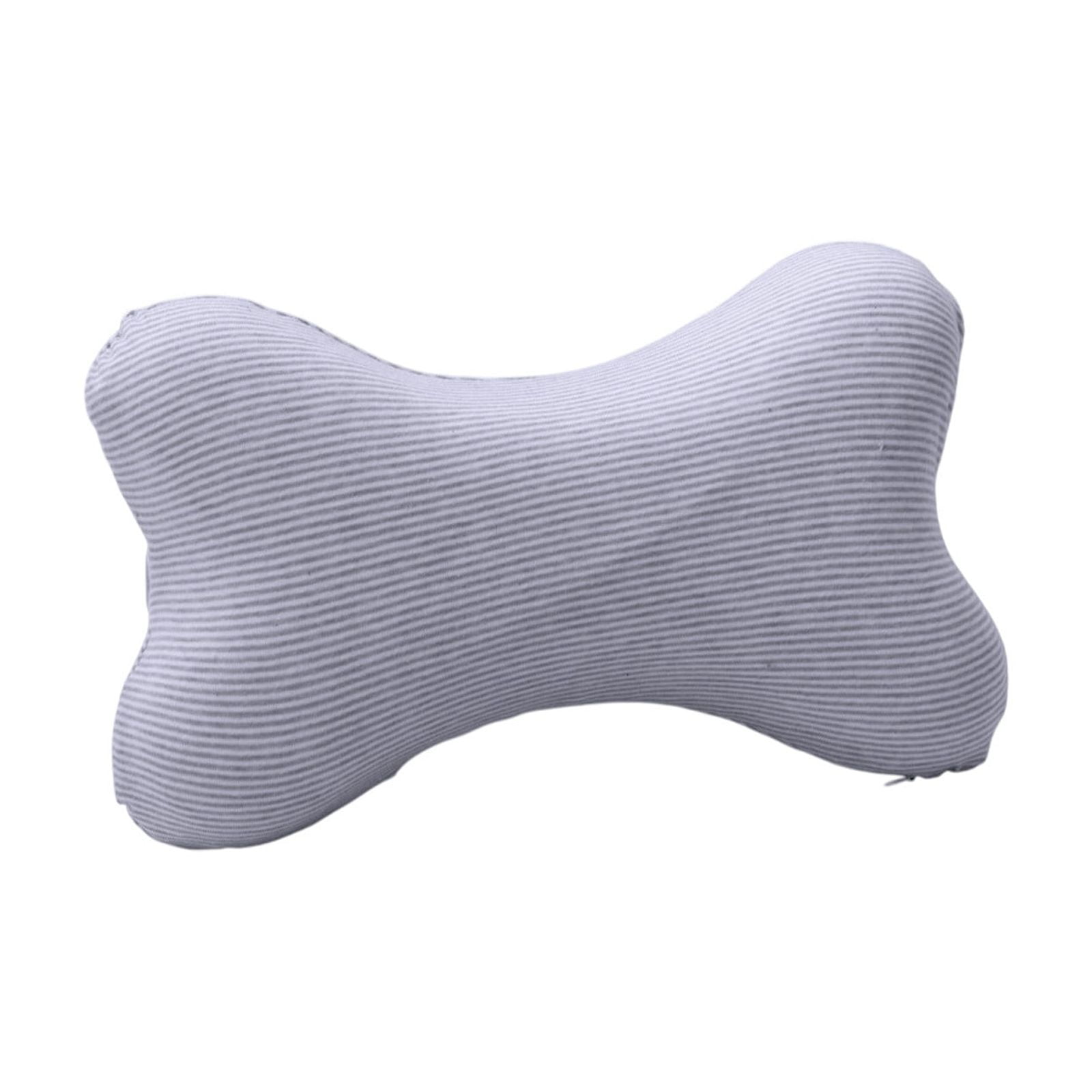 Clearance! Upgraded Dog Bone Shaped Travel Neck Pillows with Washable Removable Cover Memory Foam Car Bus Truck Driving Comfort Head Rest Support 10