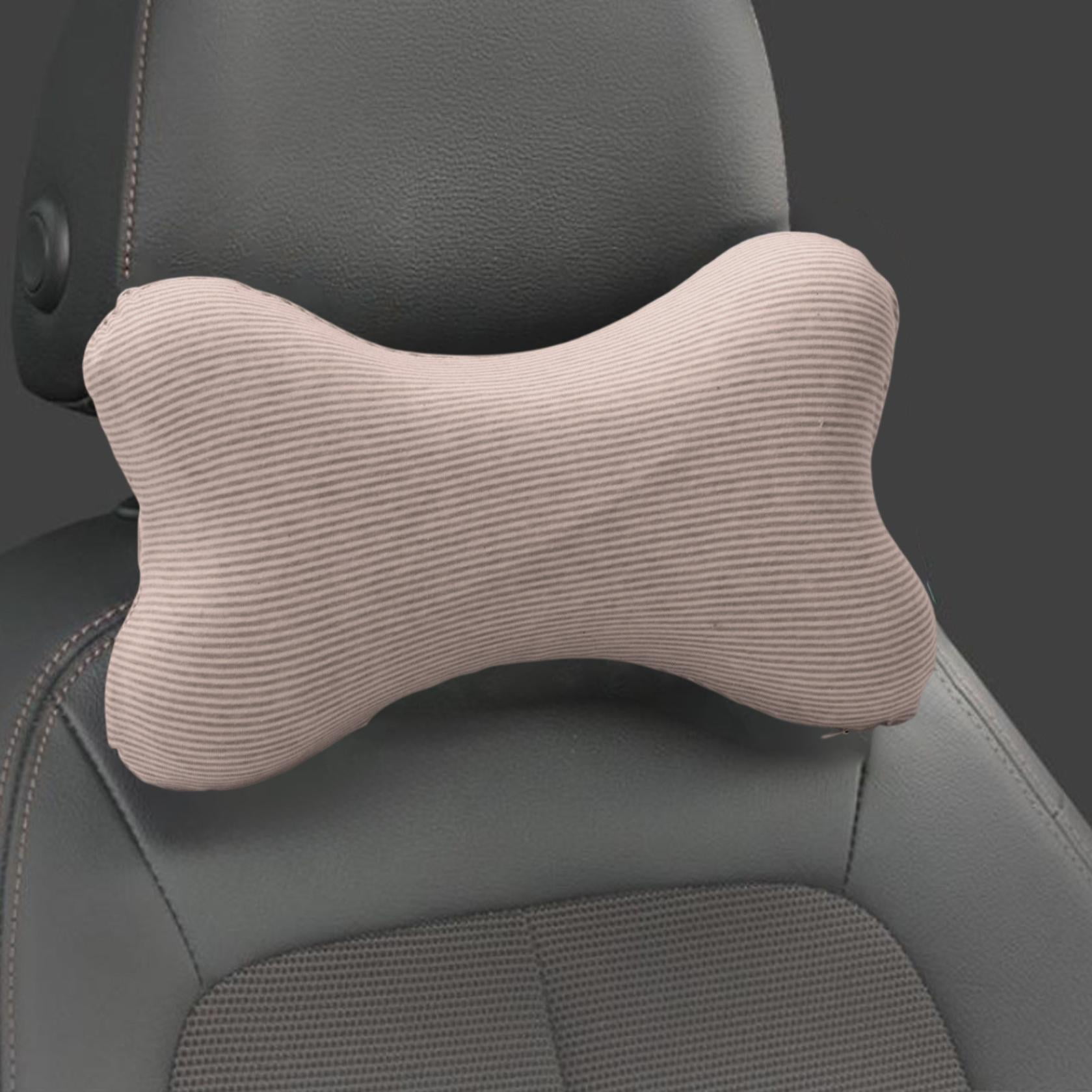 Clearance! Upgraded Dog Bone Shaped Travel Neck Pillows with Washable Removable Cover Memory Foam Car Bus Truck Driving Comfort Head Rest Support 10