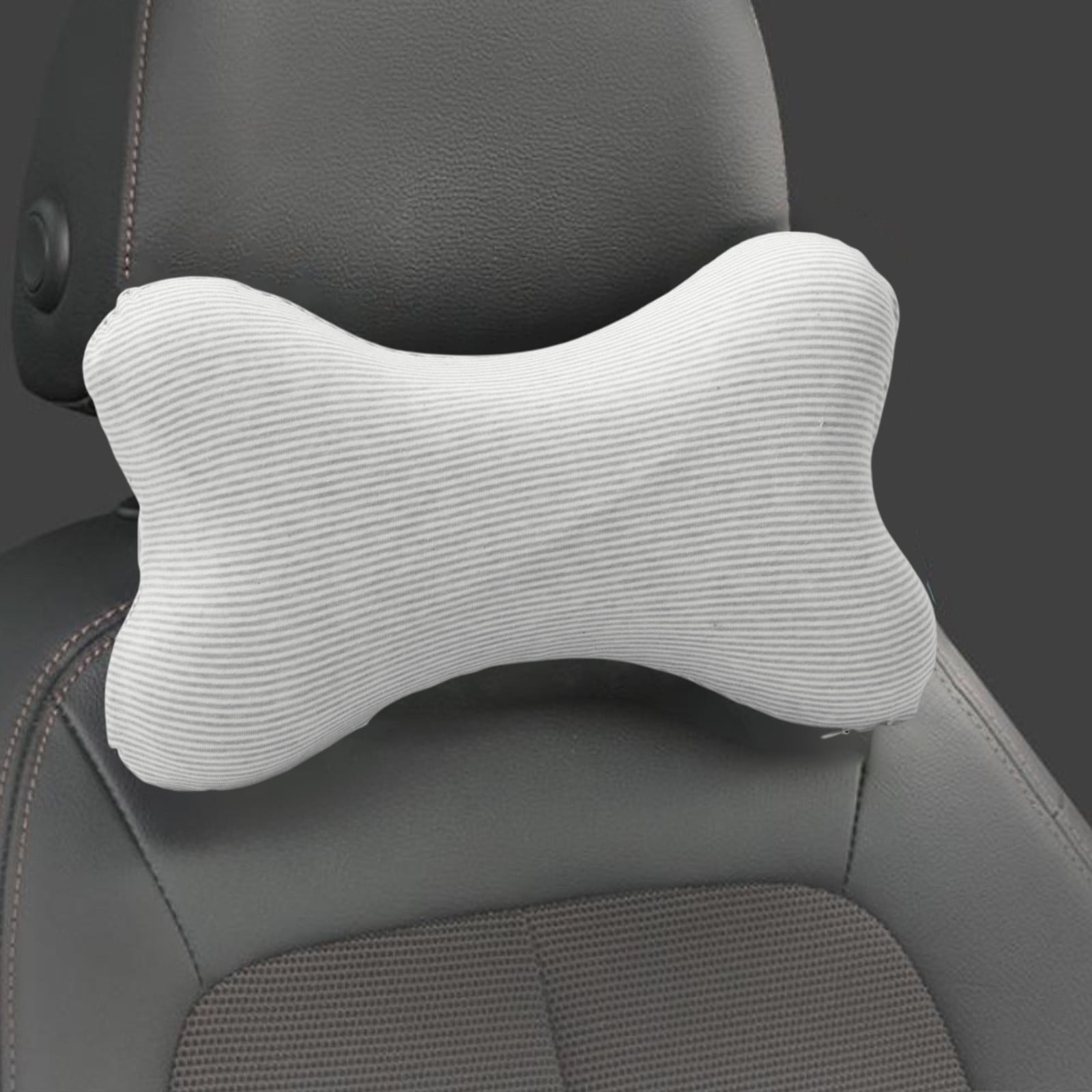Clearance! Upgraded Dog Bone Shaped Travel Neck Pillows with Washable Removable Cover Memory Foam Car Bus Truck Driving Comfort Head Rest Support 10