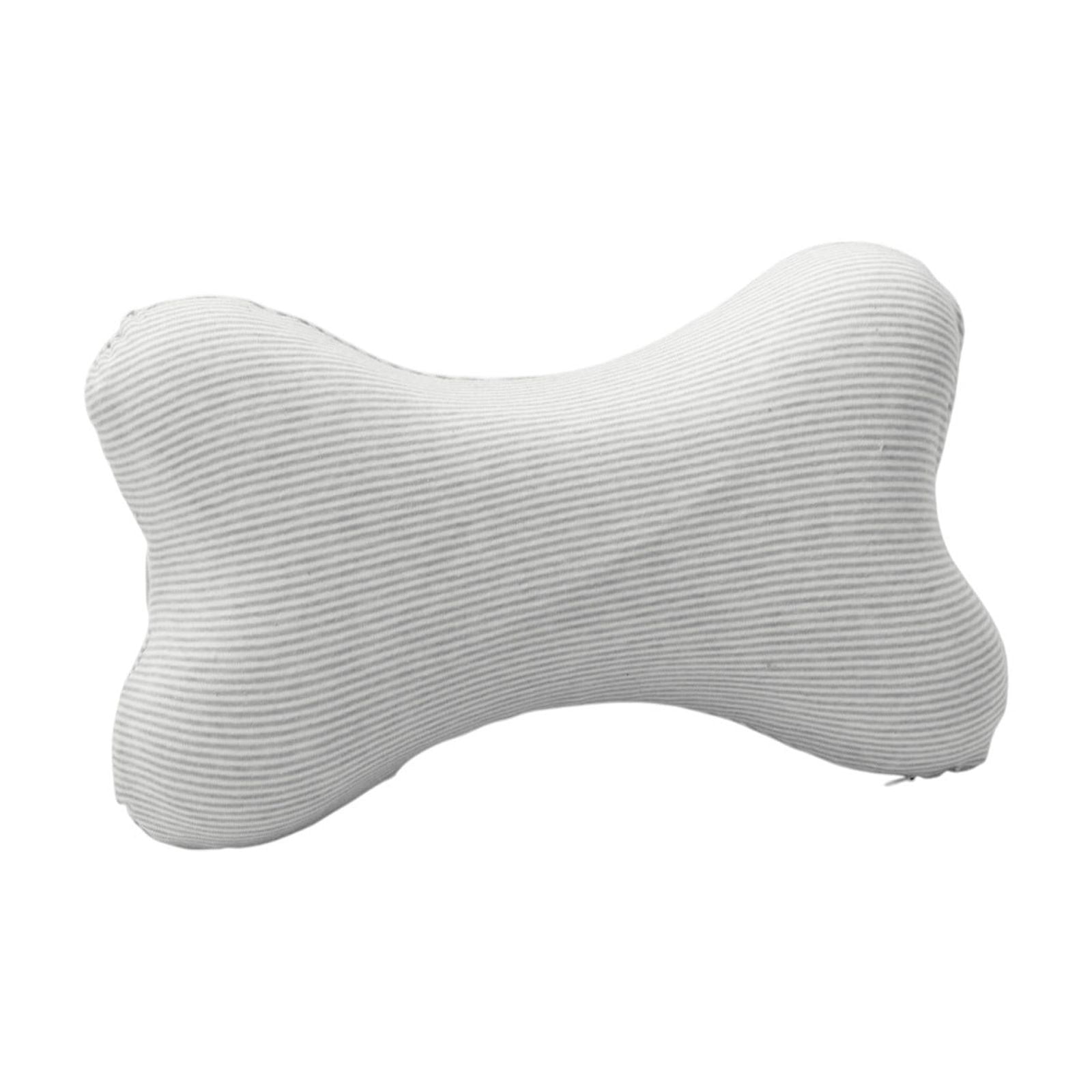 Clearance! Upgraded Dog Bone Shaped Travel Neck Pillows with Washable Removable Cover Memory Foam Car Bus Truck Driving Comfort Head Rest Support 10