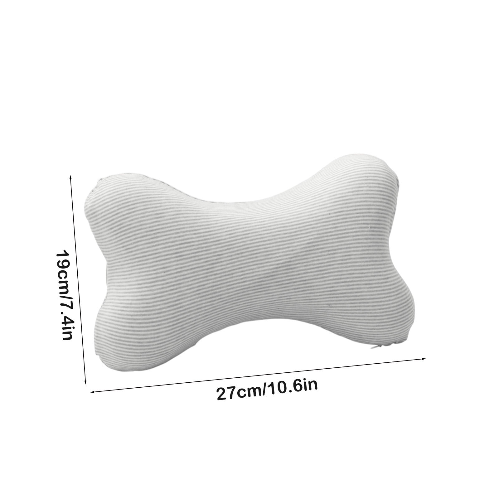 Clearance! Upgraded Dog Bone Shaped Travel Neck Pillows with Washable Removable Cover Memory Foam Car Bus Truck Driving Comfort Head Rest Support 10