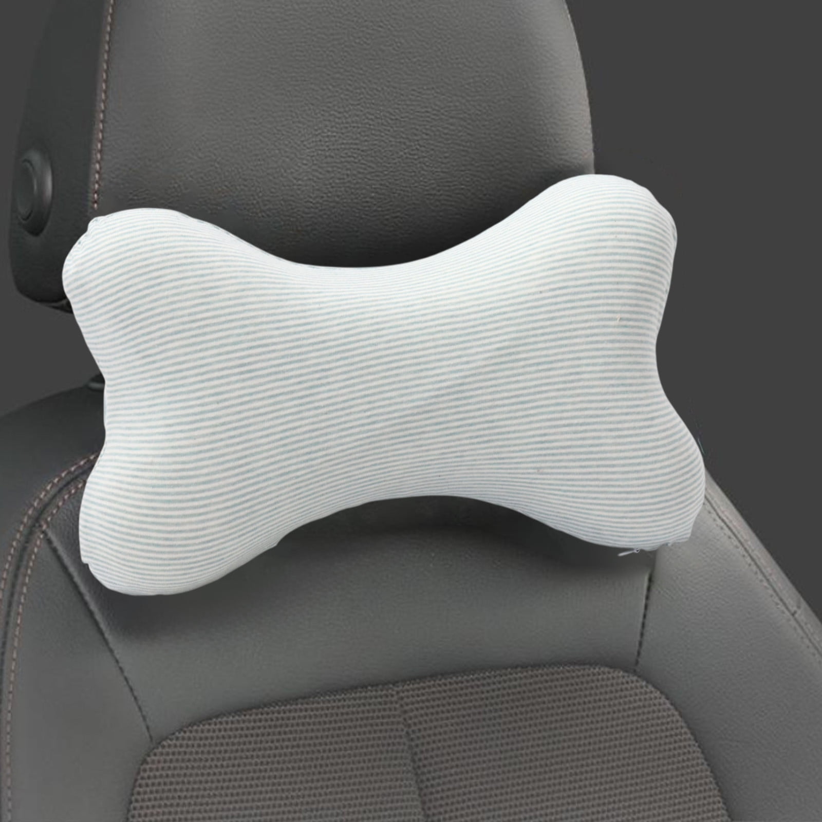 Clearance! Upgraded Dog Bone Shaped Travel Neck Pillows with Washable Removable Cover Memory Foam Car Bus Truck Driving Comfort Head Rest Support 10