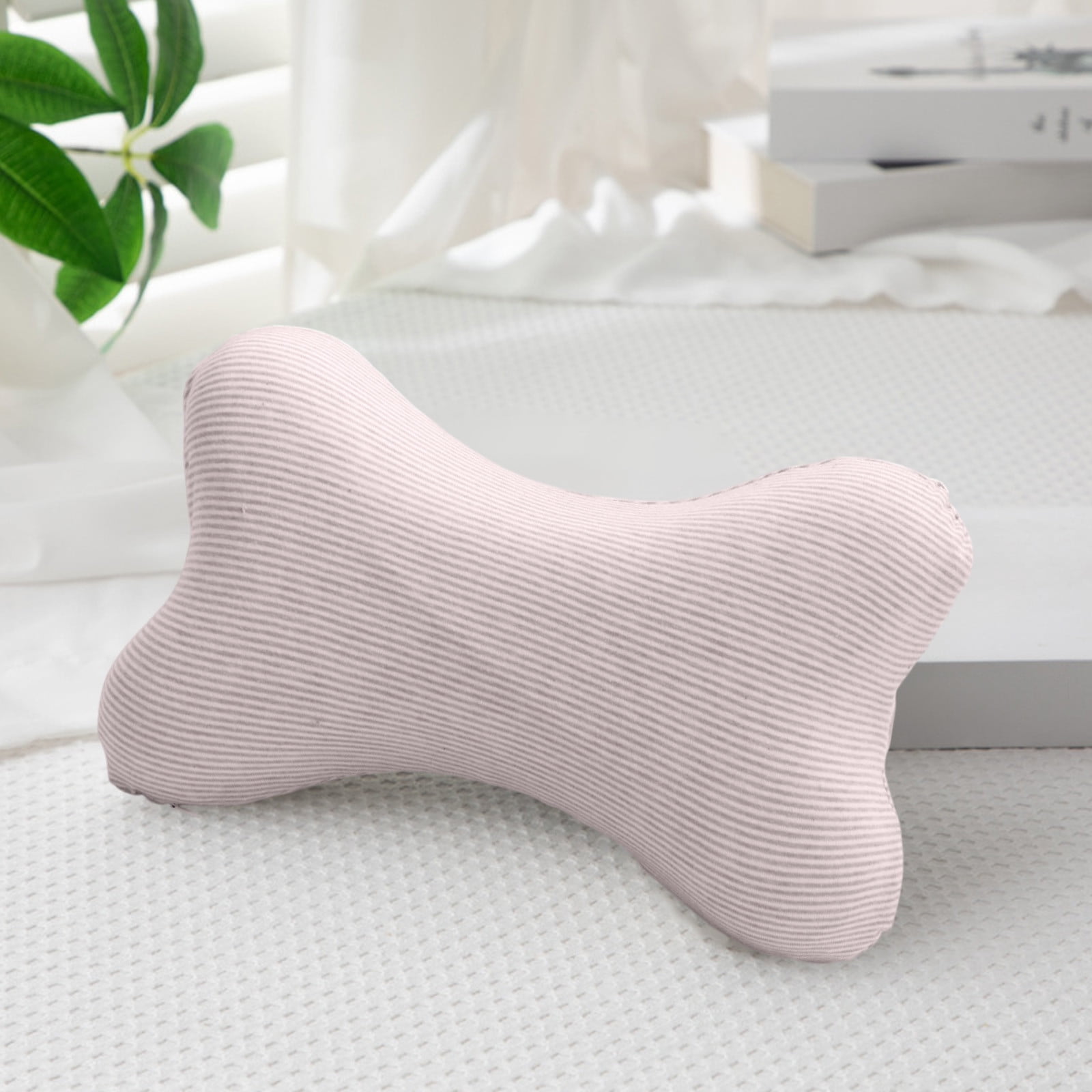 Clearance! Upgraded Dog Bone Shaped Travel Neck Pillows with Washable Removable Cover Memory Foam Car Bus Truck Driving Comfort Head Rest Support 10
