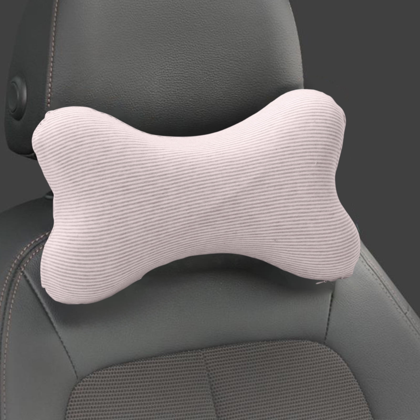 Clearance! Upgraded Dog Bone Shaped Travel Neck Pillows with Washable Removable Cover Memory Foam Car Bus Truck Driving Comfort Head Rest Support 10