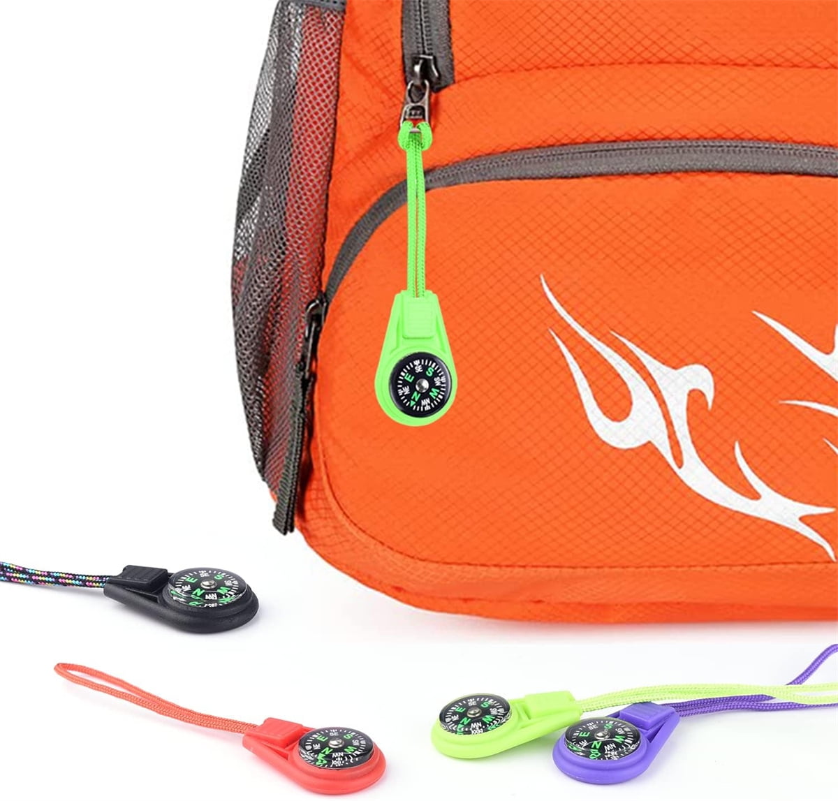 Tutuviw 25Pcs Compass for Kids Bulk,Multi-Color Mini Survival Compass,Outdoor Pocket Compass,Mini Compass Keychain Bulk for Hiking Survival Kits Watchband Bracelet Necklace Key Chain - Image 7
