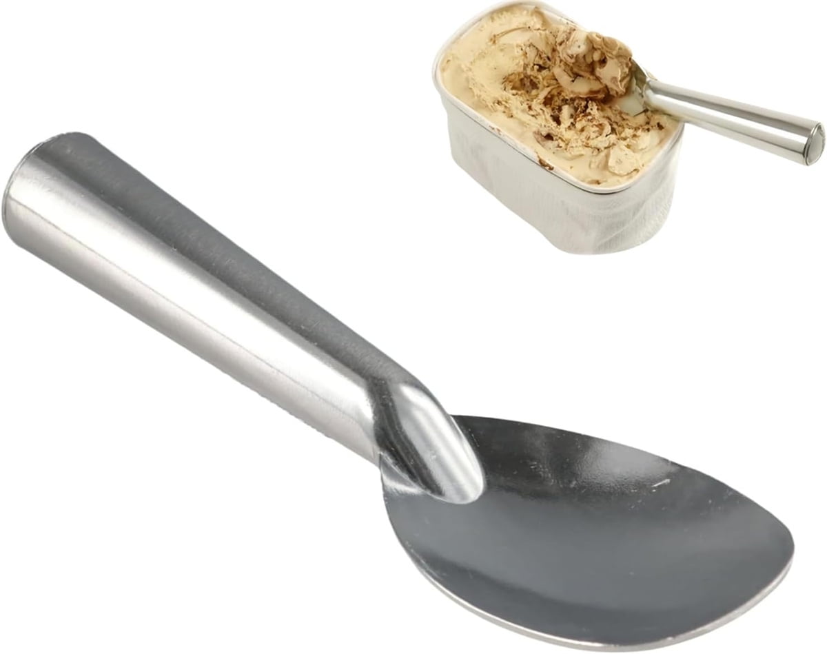 QZS Kitchen Anti-Freeze Ice Cream Spade,Aluminum Alloy Ice Cream Paddle with Comfortable Handle,Dessert Spade for Indoor and Outdoor Use,1Pack - Image 4