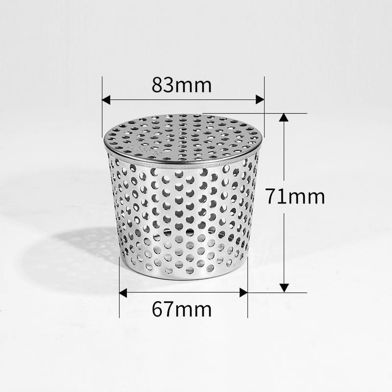 PVC Termination Cap, Mesh Screen Vent Cover, Stainless Steel Mesh Vent Cap, Birds & Rodents Proof Cones Cover, Stainless Steel Conical Exhaust Pipe Cover, Downspout Guard Filter Strainer C - Image 1