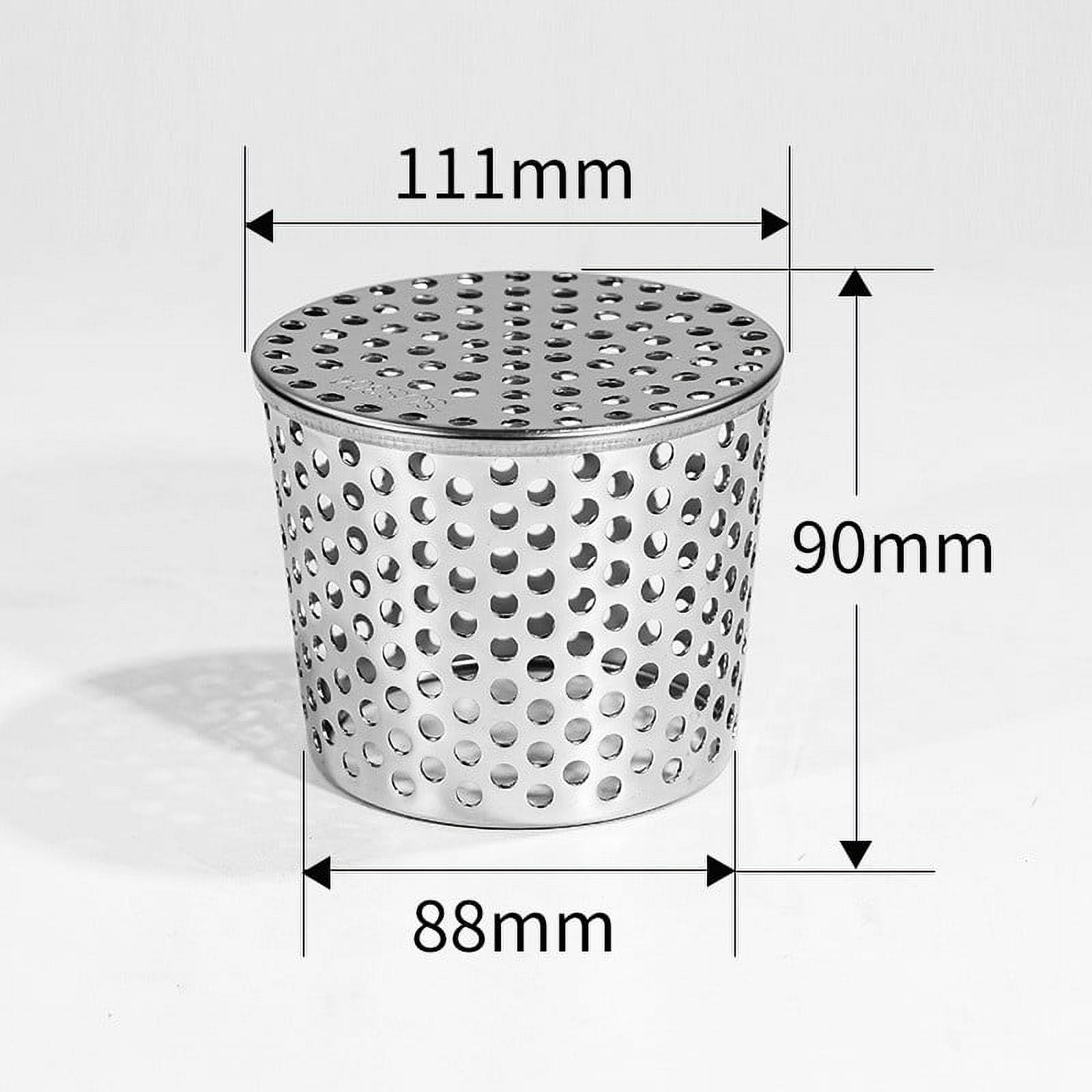 PVC Termination Cap, Mesh Screen Vent Cover, Stainless Steel Mesh Vent Cap, Birds & Rodents Proof Cones Cover, Stainless Steel Conical Exhaust Pipe Cover, Downspout Guard Filter Strainer F - Image 1