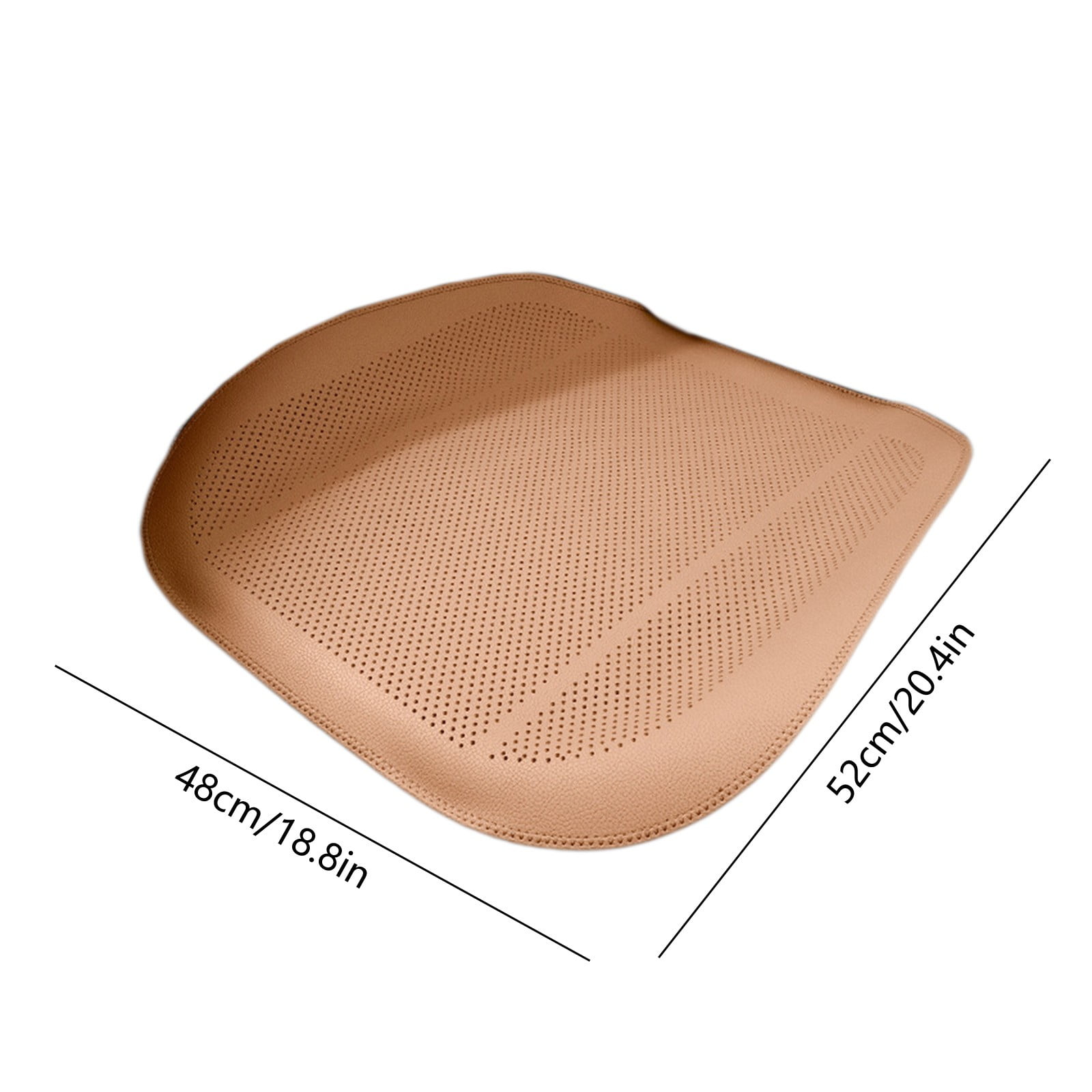 Front Car Seat Covers Water Proof Seat Protector Universal Fit, Ventilation Car Seat Cushion, Universal Anti-Slip Driver Seat Cover, for Most Cars SUVs and Trucks Orange - Image 3