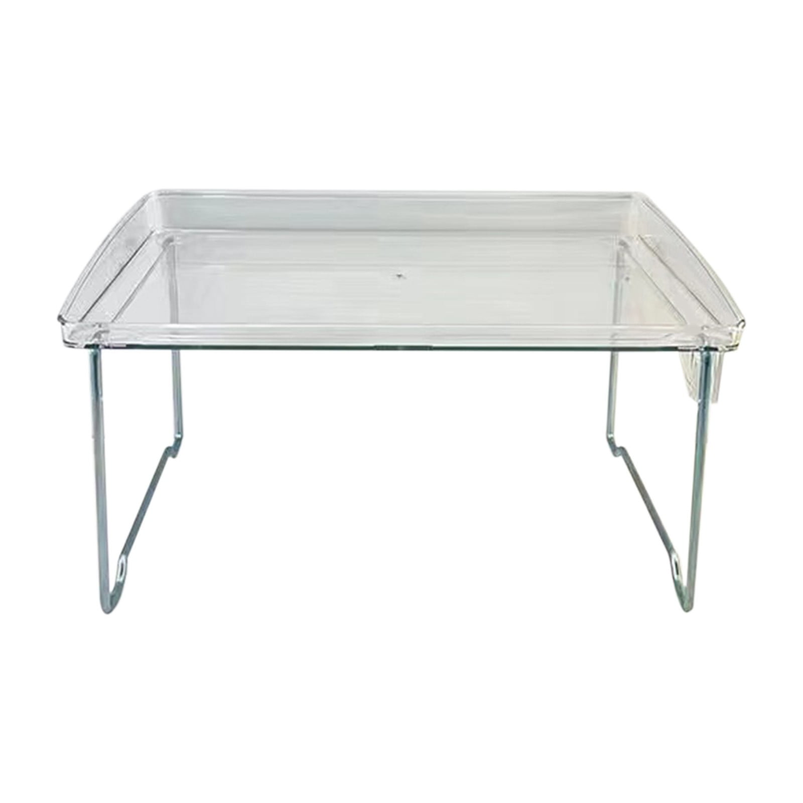 Cabinet Organizer Shelf, Stackable Kitchen Counter Shelves, Spice Rack, Countertop Organizers, Clear Plastic Storage Shelves Rack, for Makeup, Bathroom, Cupboard, Desk, Pantry Organization White - Image 2