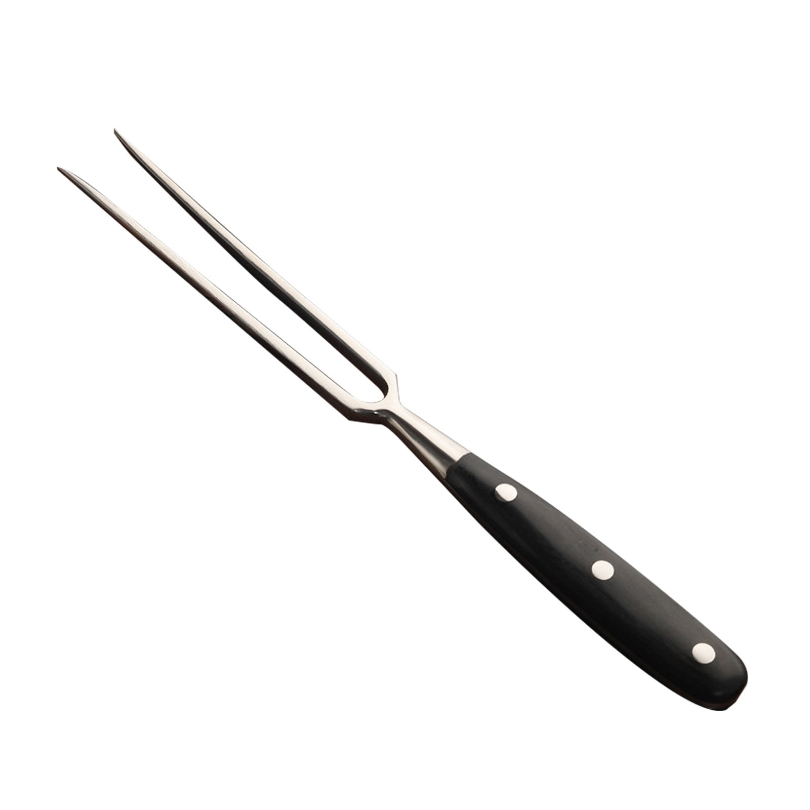 Stainless Steel Carving Fork with Redwood Handle, 11.8