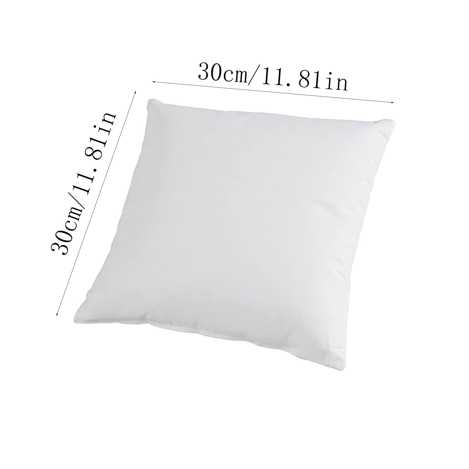 Pillow Insert, Hypoallergenic Square Form Sham Stuffer, Standard White Non-woven Cloth, Sofa Decorative, Euro Throw Pillow Inserts, for Sofa Bed Couch, Headboard Cushion Core A - Image 1